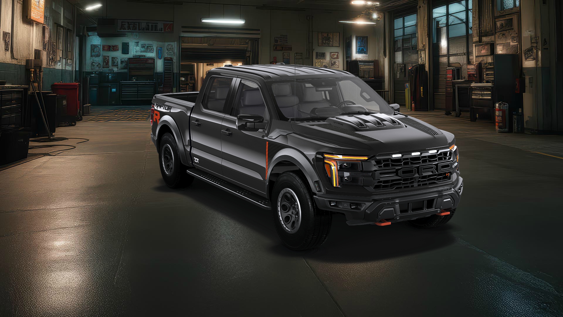 Ford F-150 Raptor 4 Door pickup truck 2024 tuning
