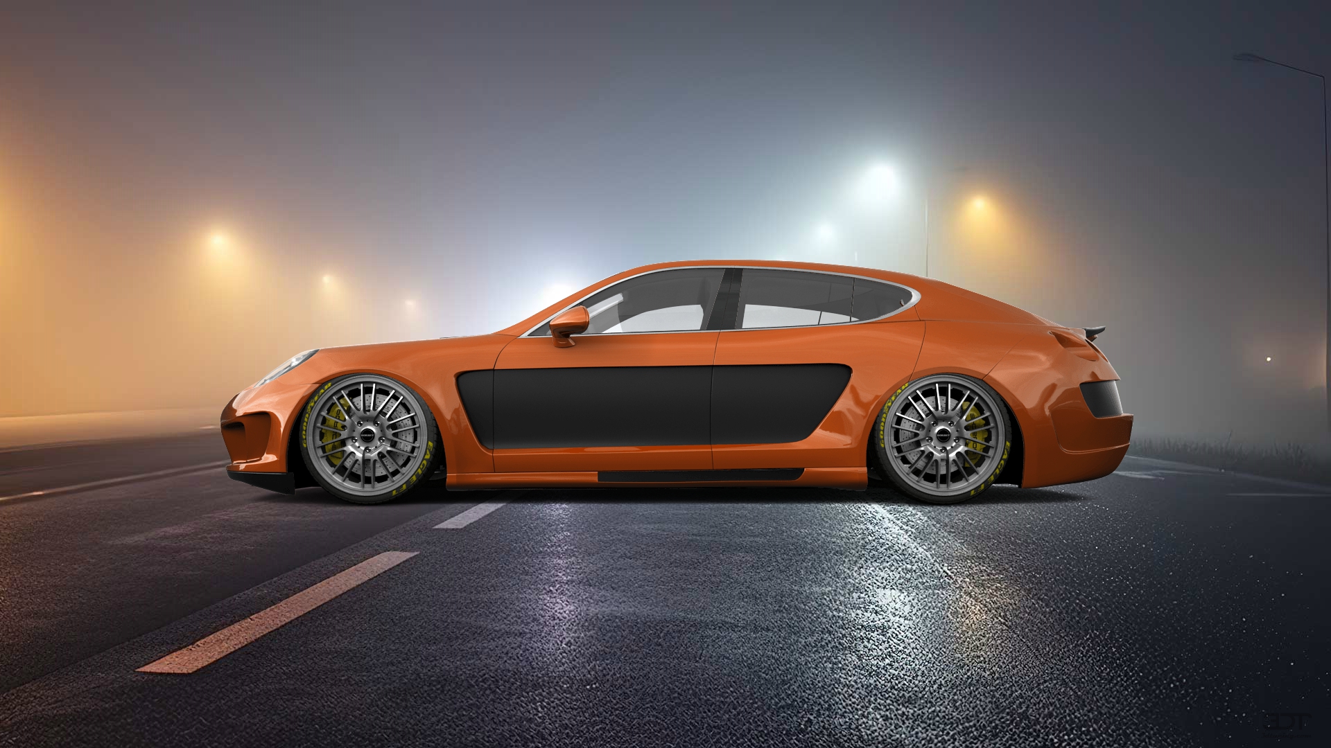 Porsche Panamera 4 door fastback saloon 2011 tuning
