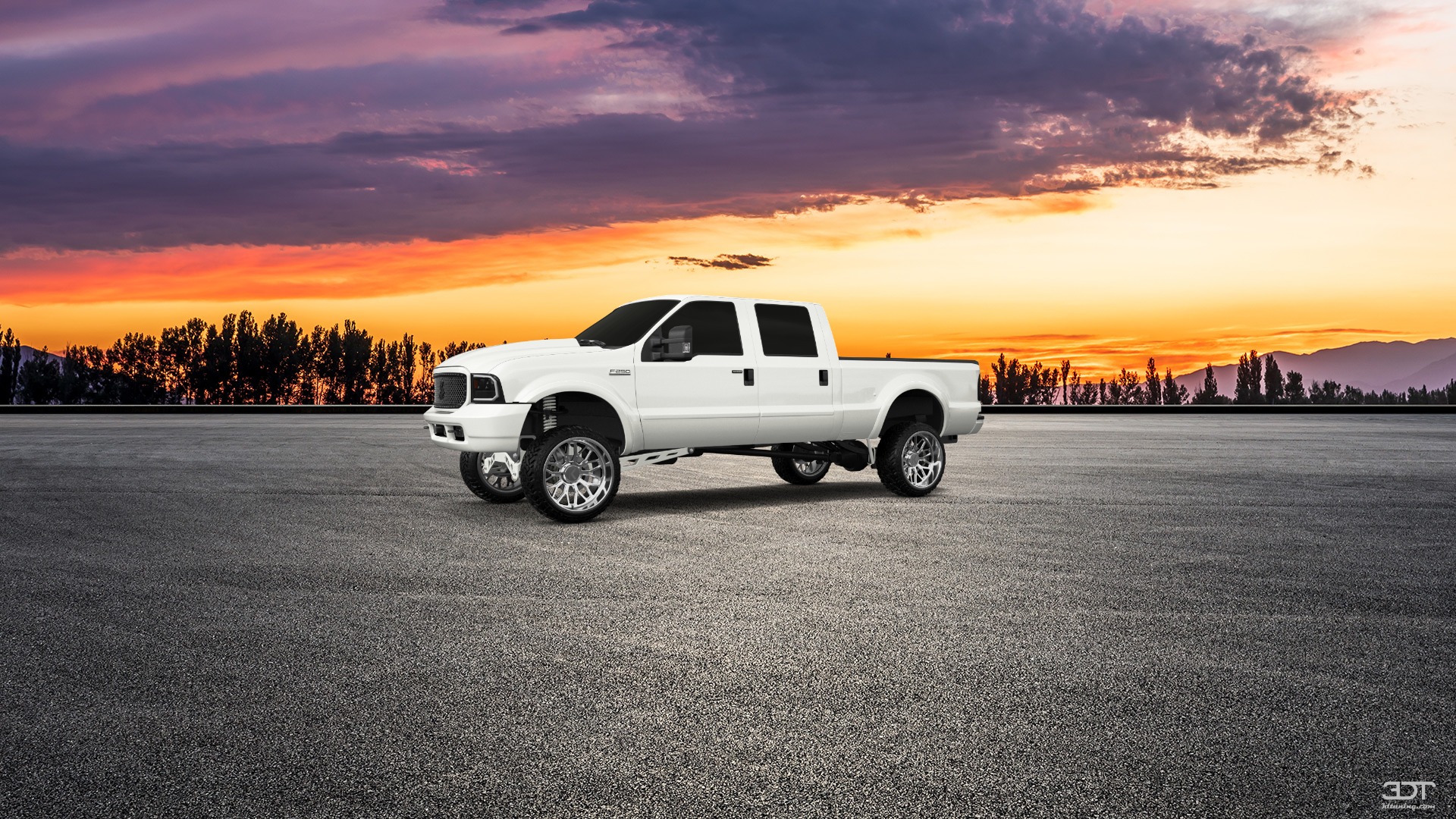 Ford F-250 Crew Cab 4 Door pickup truck 1999 tuning