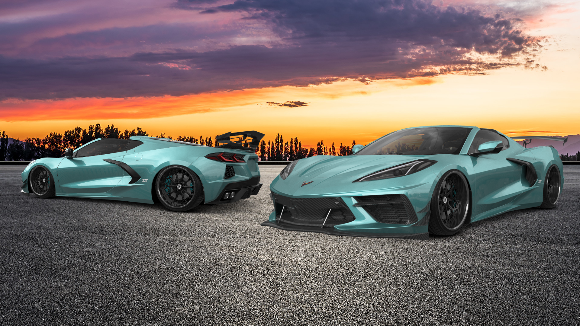 Chevrolet Corvette 2 door targa top 2020 tuning