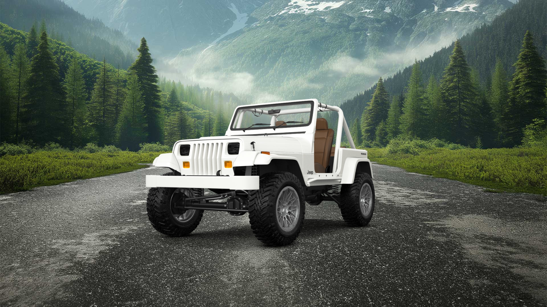 Jeep Wrangler YJ 2 Door SUV 1990