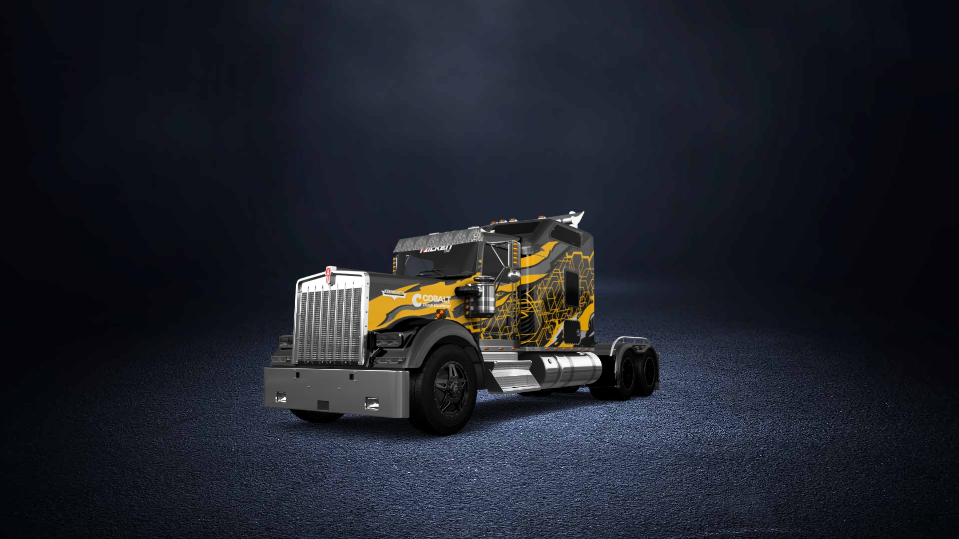 Kenworth W900 Sleeper Cab Truck 2015