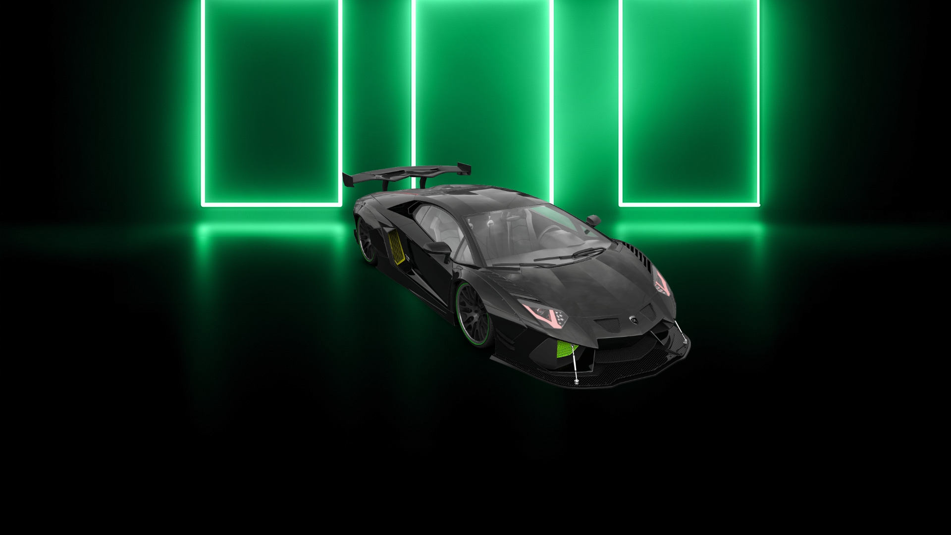 Lamborghini Aventador 2 Door Coupe 2012 tuning