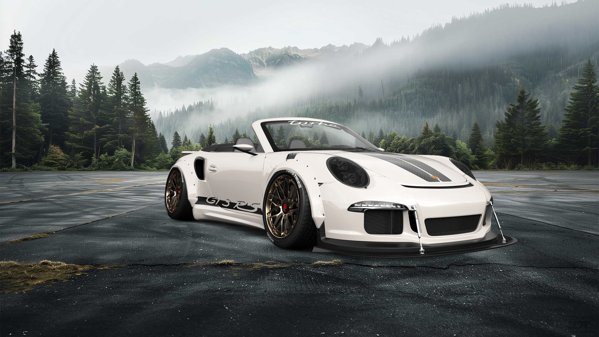 Custom Porsche 911 Turbo S 2014 2 Door Convertible by CJROCK1100