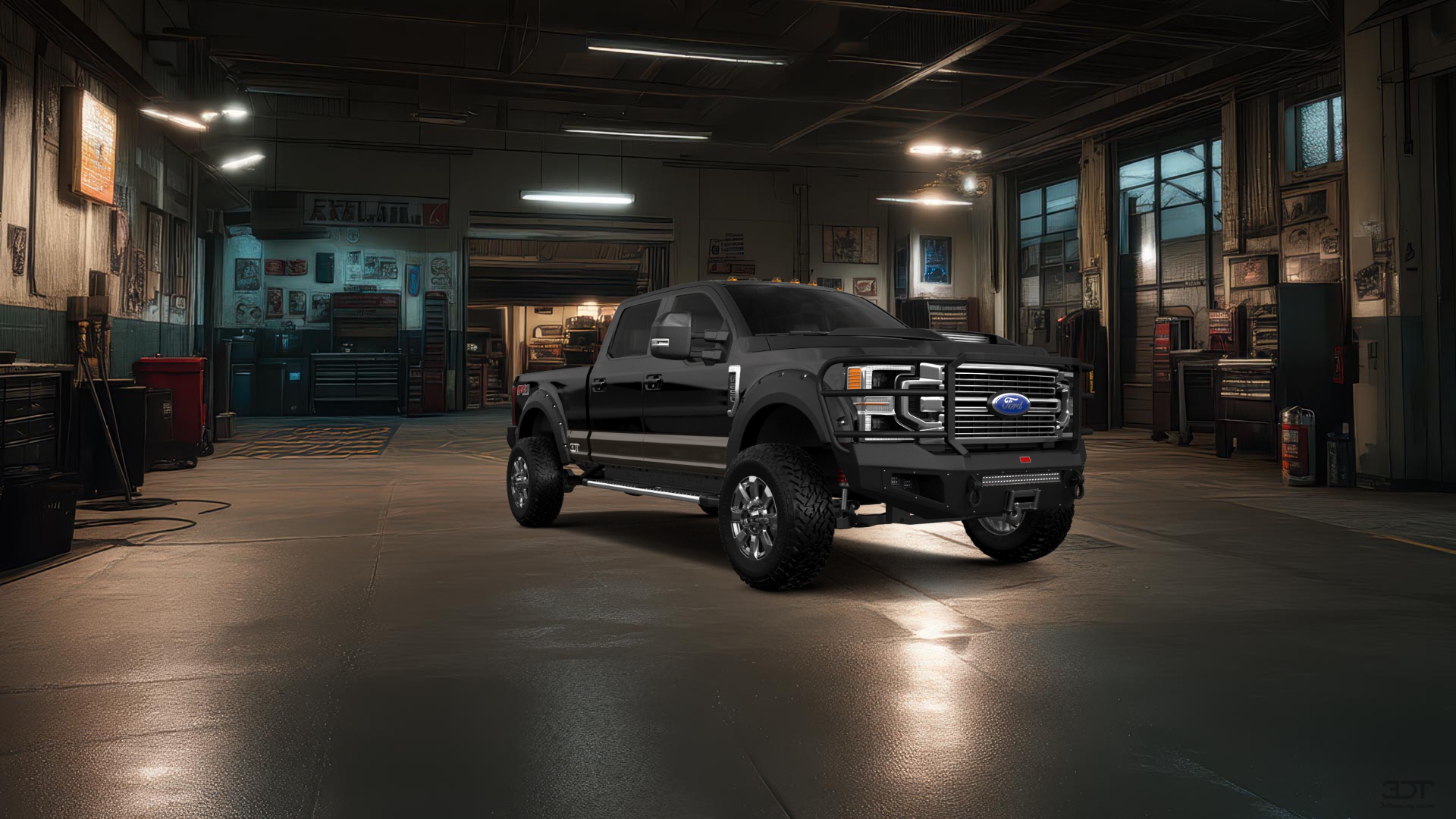 Ford F-250 4 Door pickup truck 2021 tuning