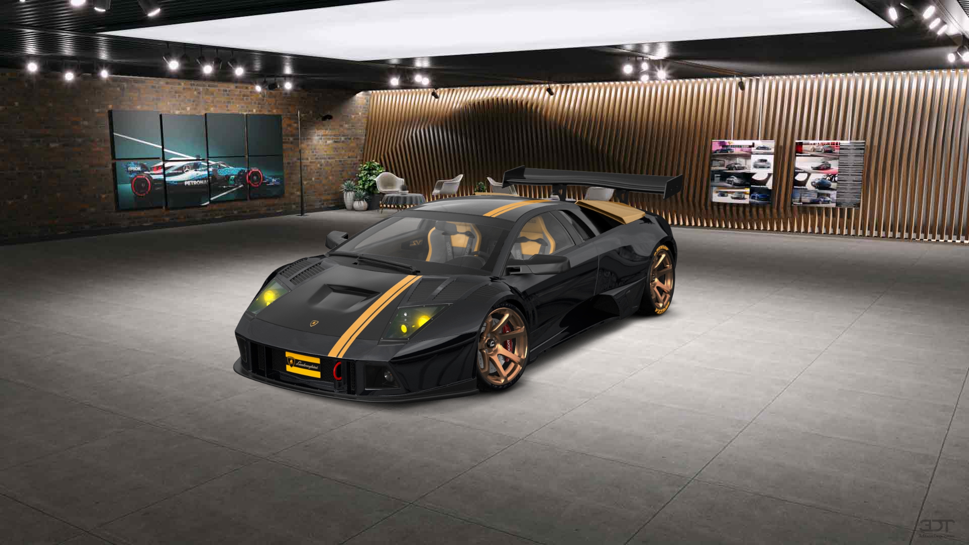 Lamborghini Murcielago 2 Door Coupe 2001 tuning