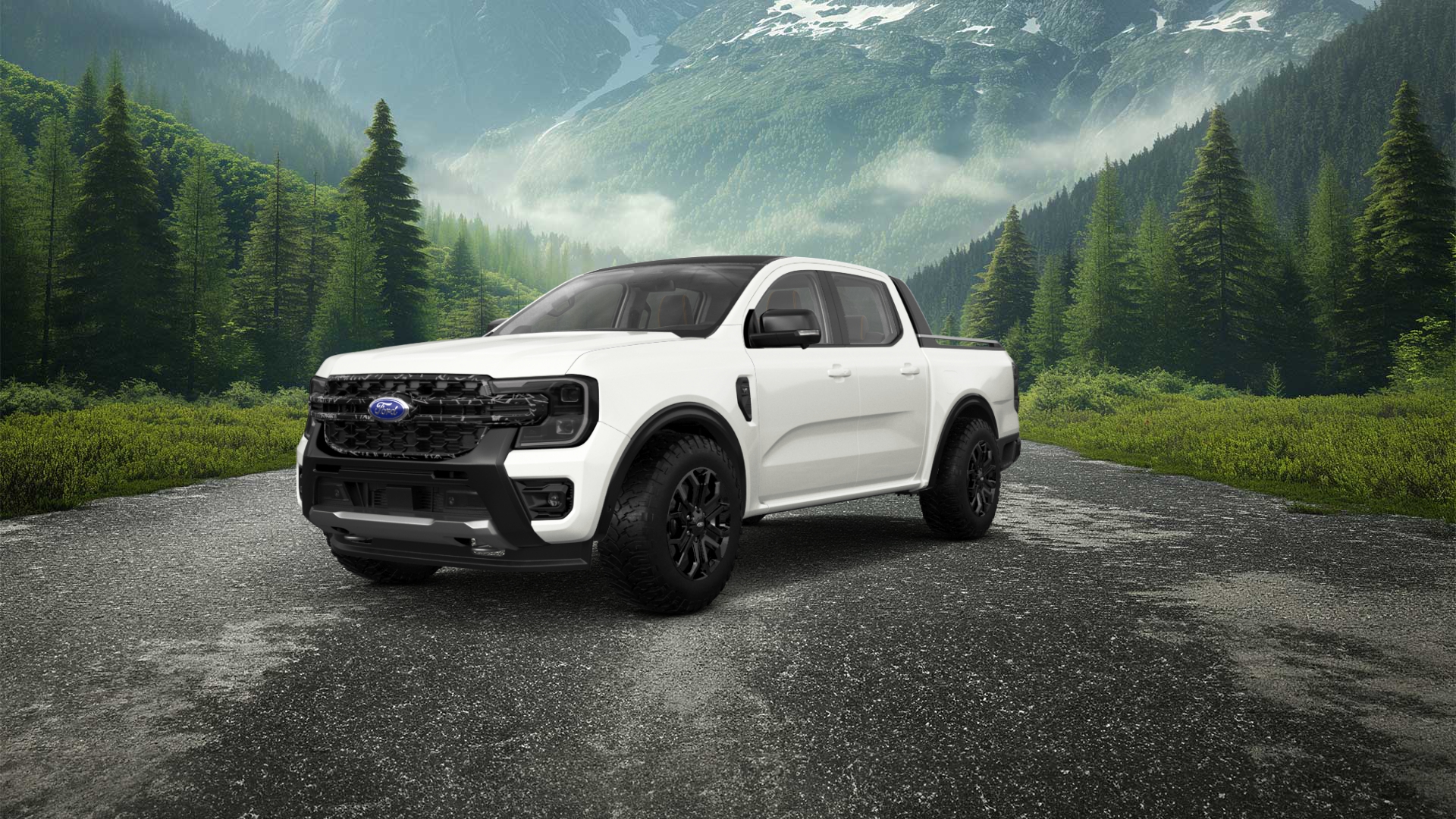 Ford Ranger 4 Door pickup truck 2022 tuning
