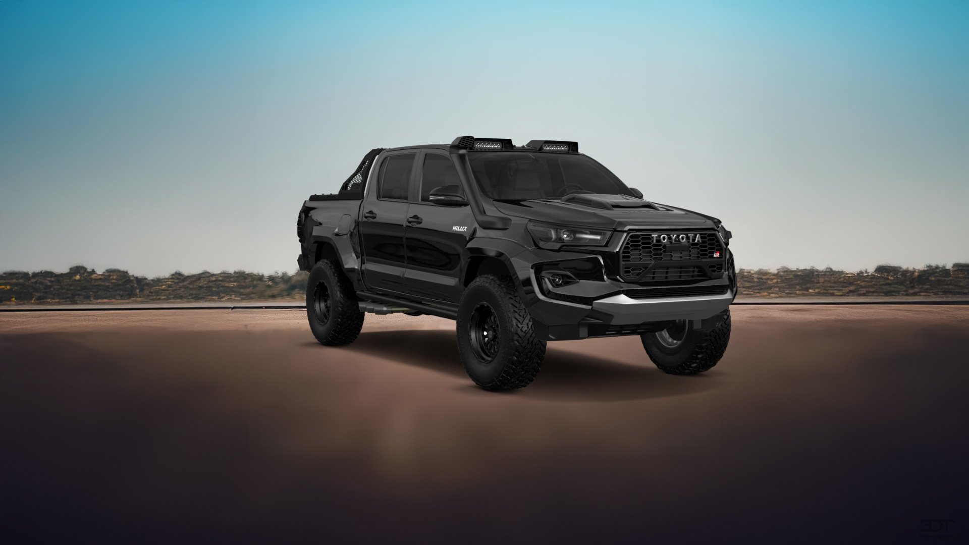 Toyota Hilux Double Cab 4 Door pickup truck 2015 tuning
