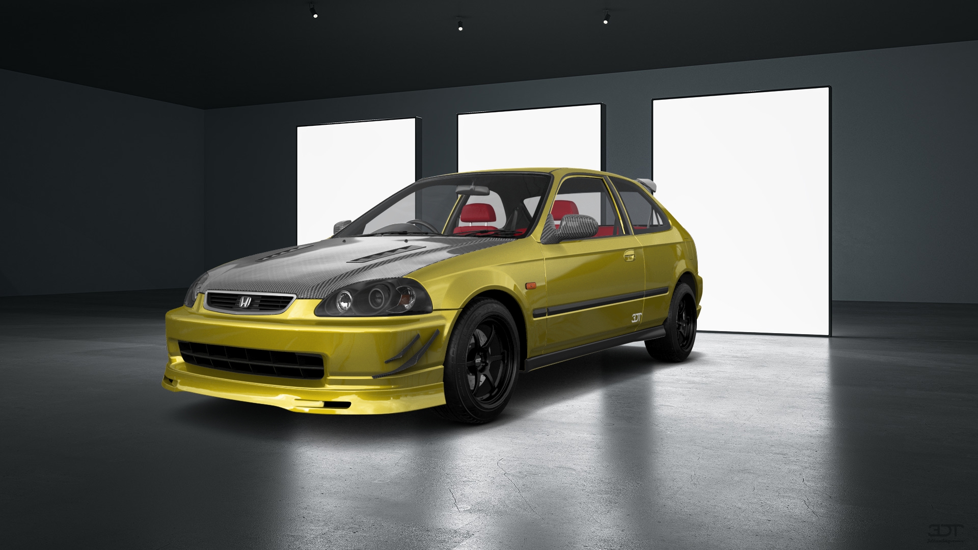 Honda Civic 3 Door Hatchback 1997 Images