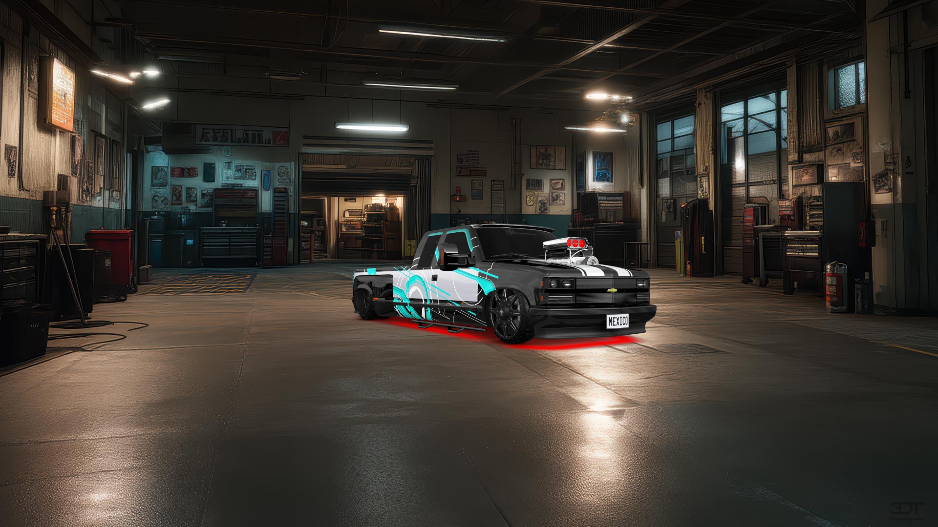 Chevrolet K3500 Extended Cab Pickup Truck 1988 tuning