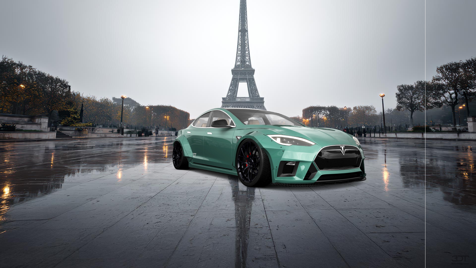 Tesla Model S 5 Door Liftback 2013 tuning
