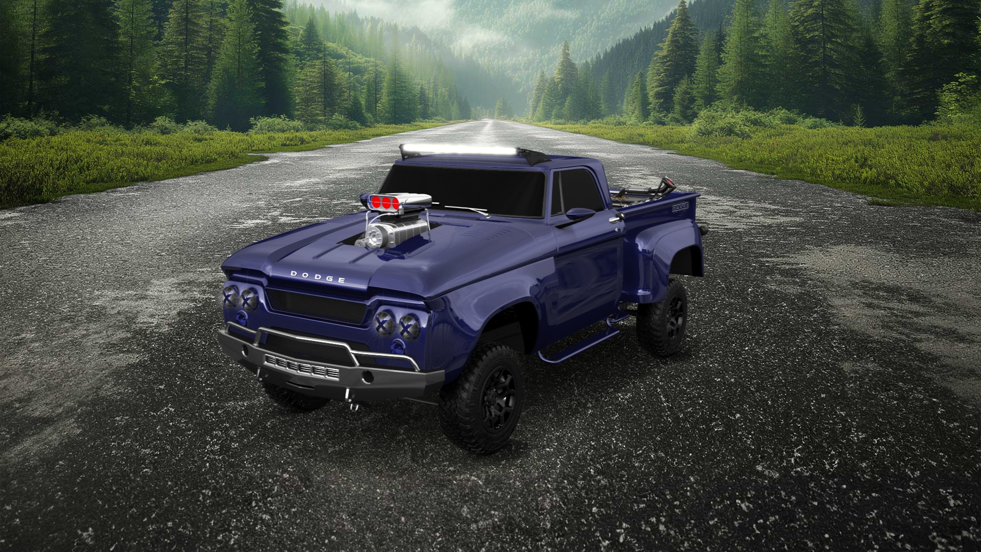 Dodge D-100 Stepside 2 Door pickup truck 1961