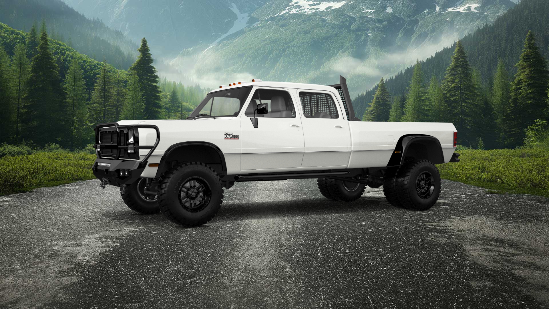 Dodge Ram 350 4 Door pickup truck 1991