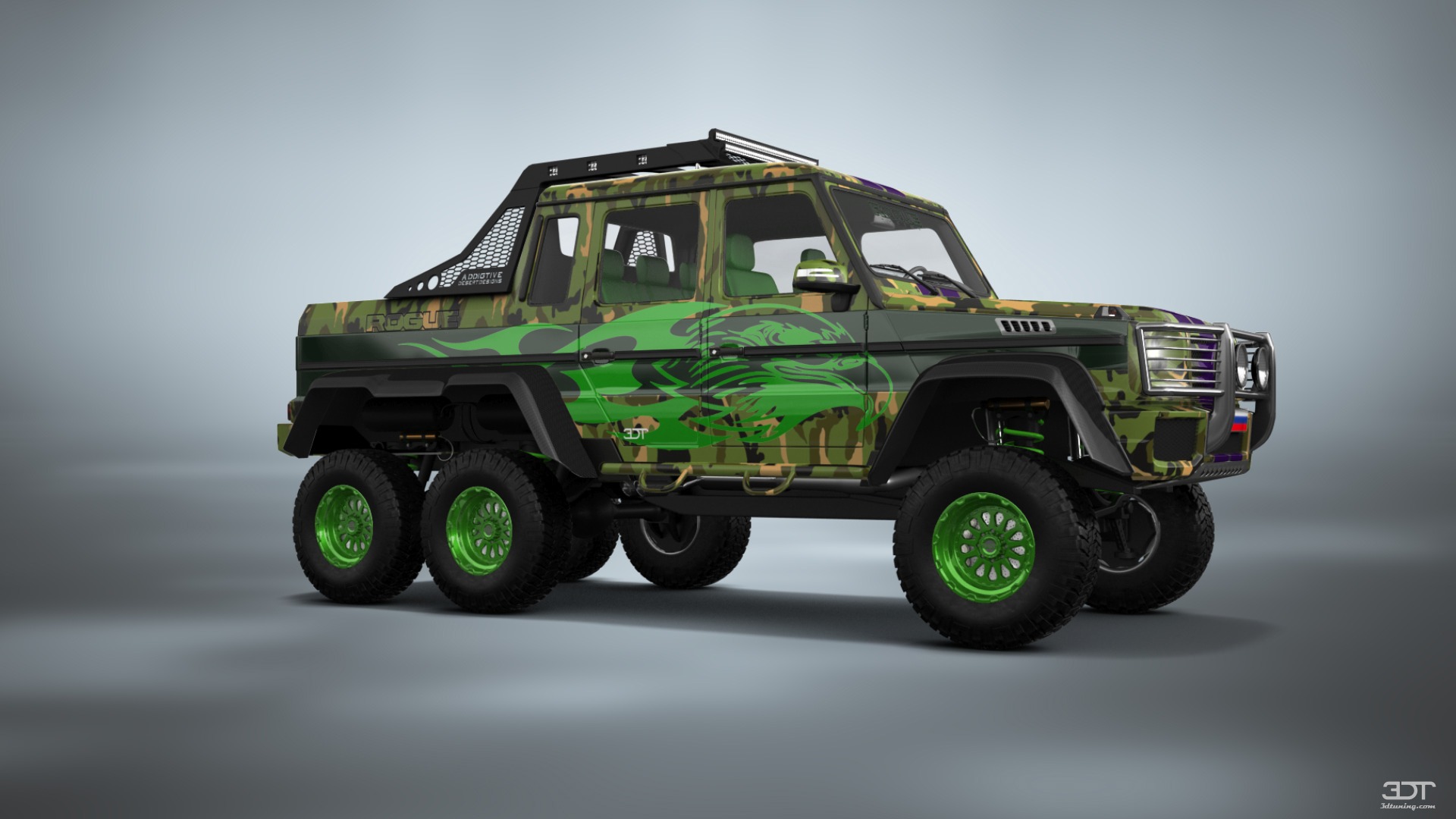 Mercedes G 63 AMG 6x6 4 Door pickup truck 2013