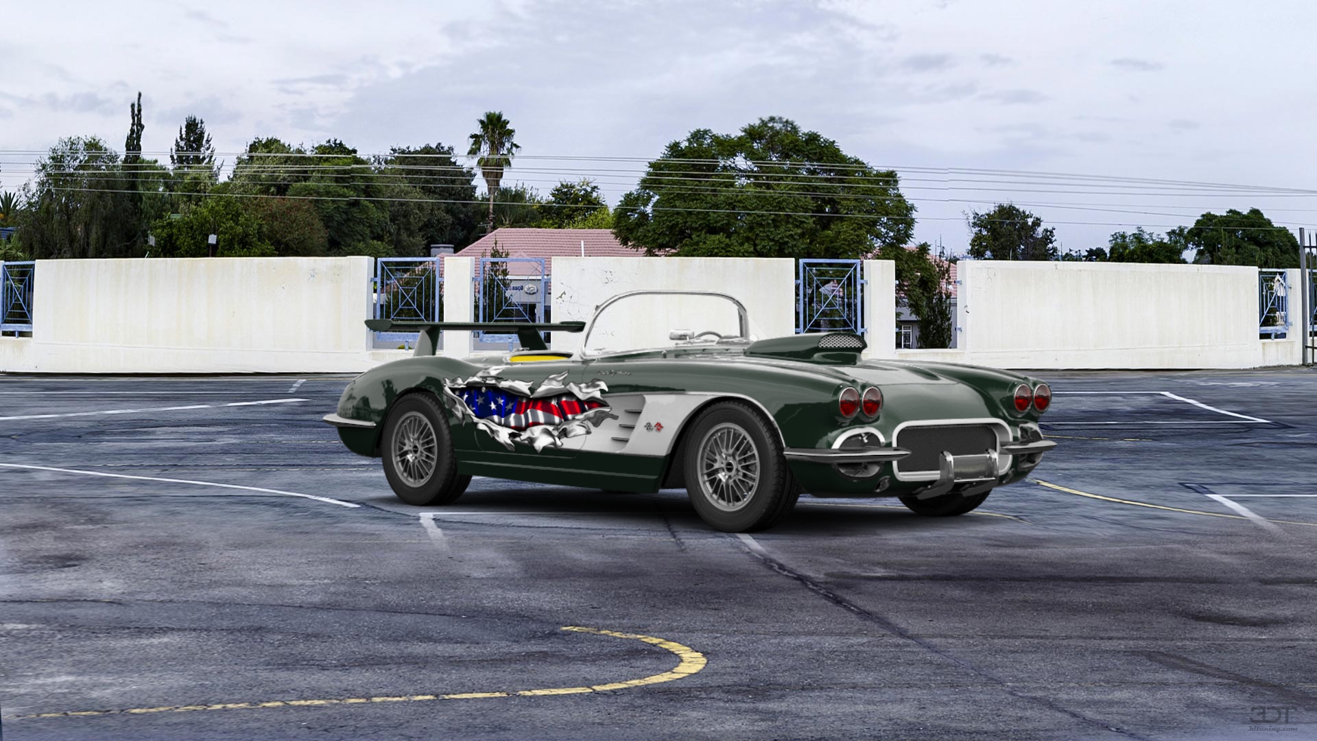 Chevrolet Corvette Convertible Coupe 1958 tuning