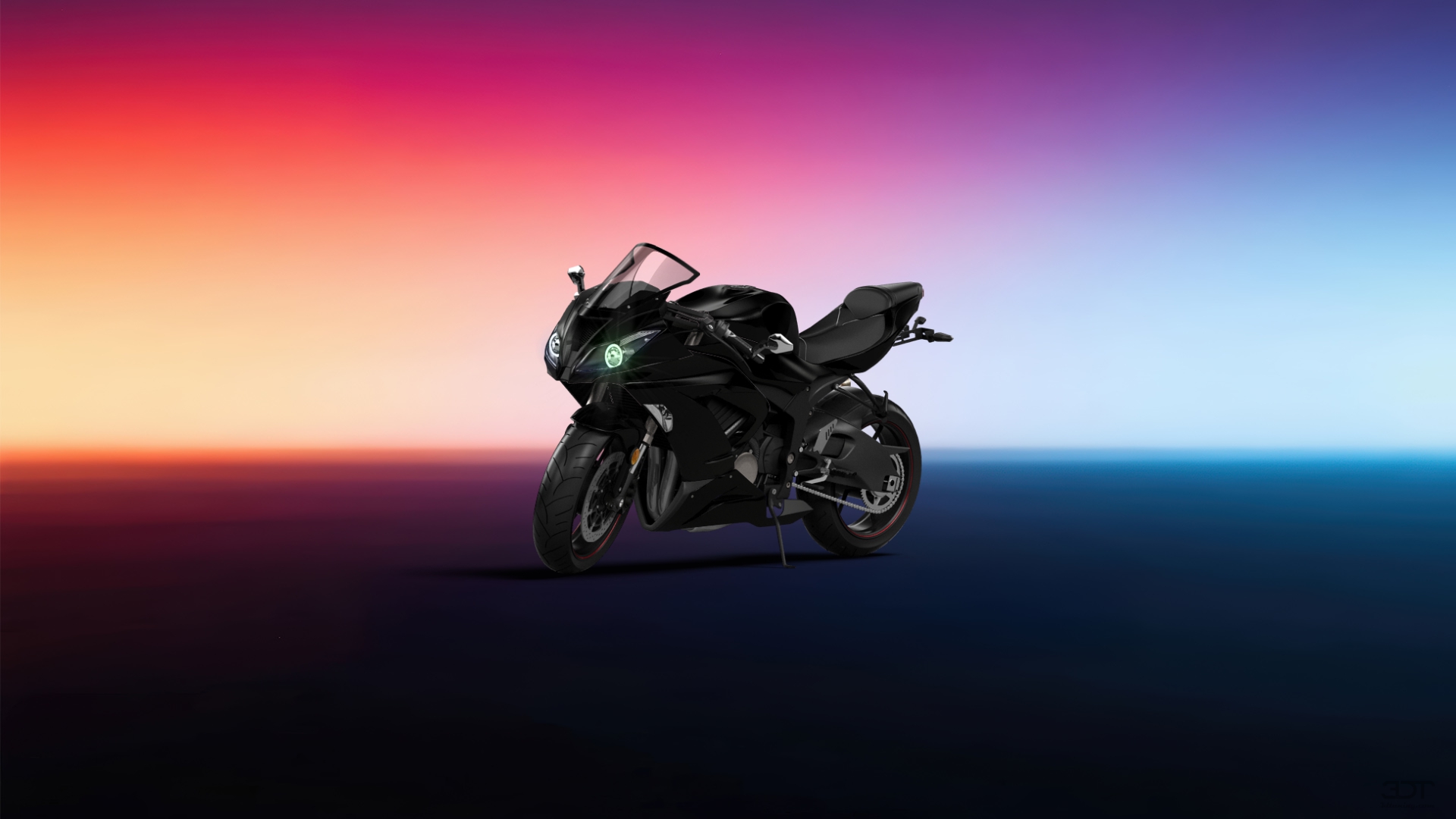 Kawasaki Ninja ZX 6R Sport Bike 2015 tuning