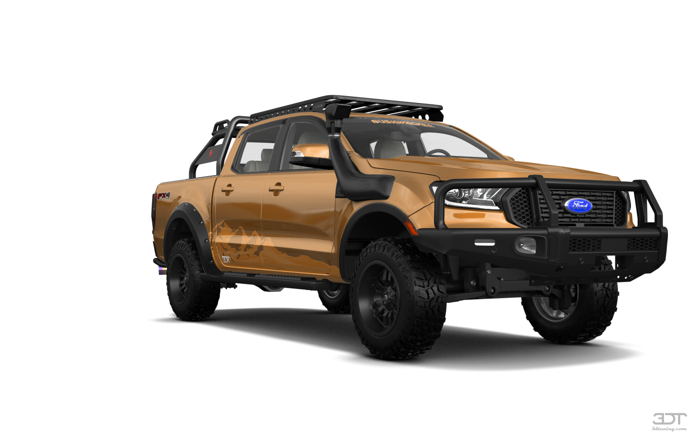 Tuning Ford Ranger 4 Door pickup truck 2019
