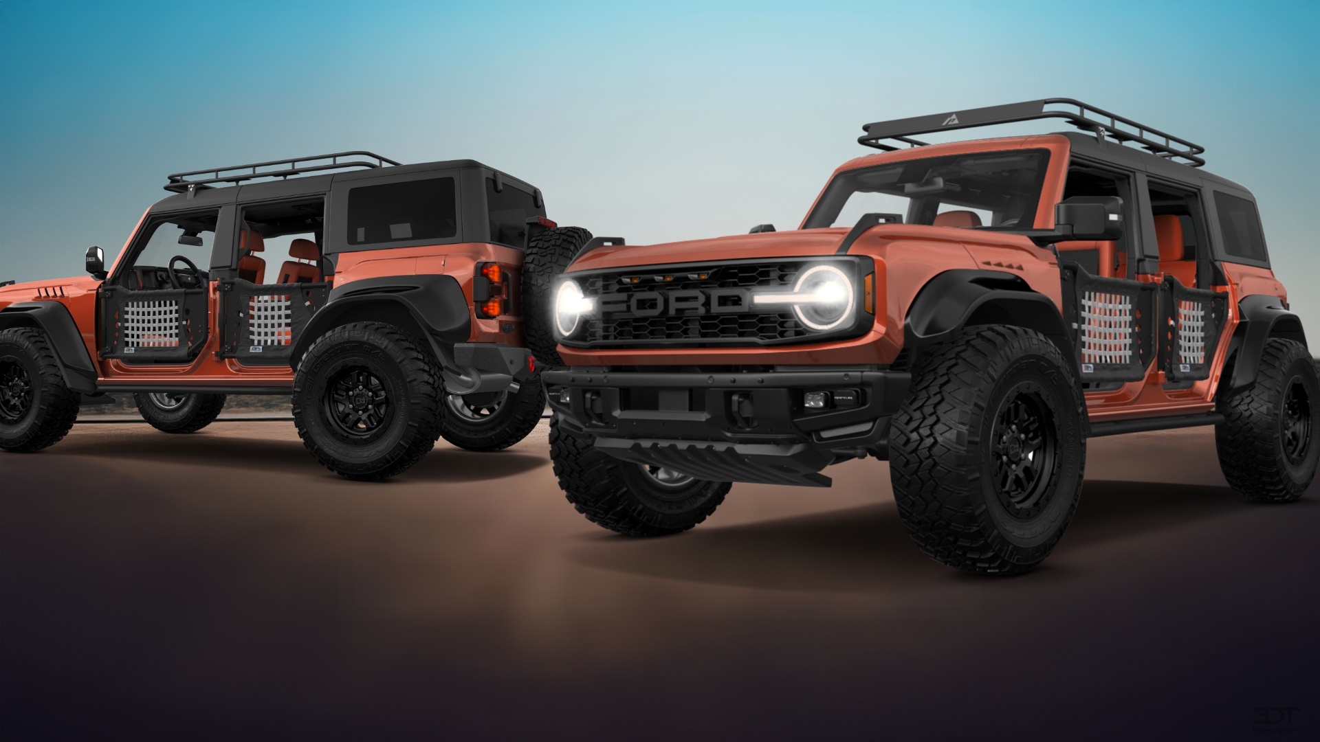 Ford Bronco Raptor 4 Door pickup truck 2022 tuning