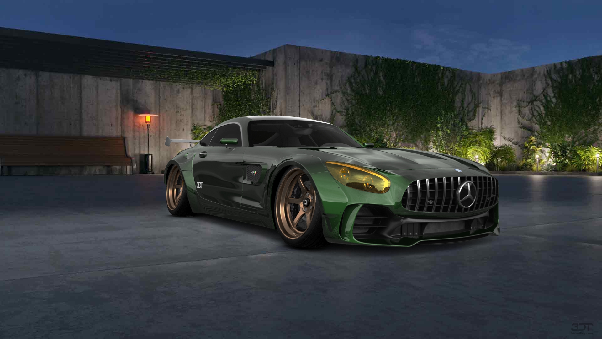Mercedes AMG GT 2 door fastback coupe 2015 tuning