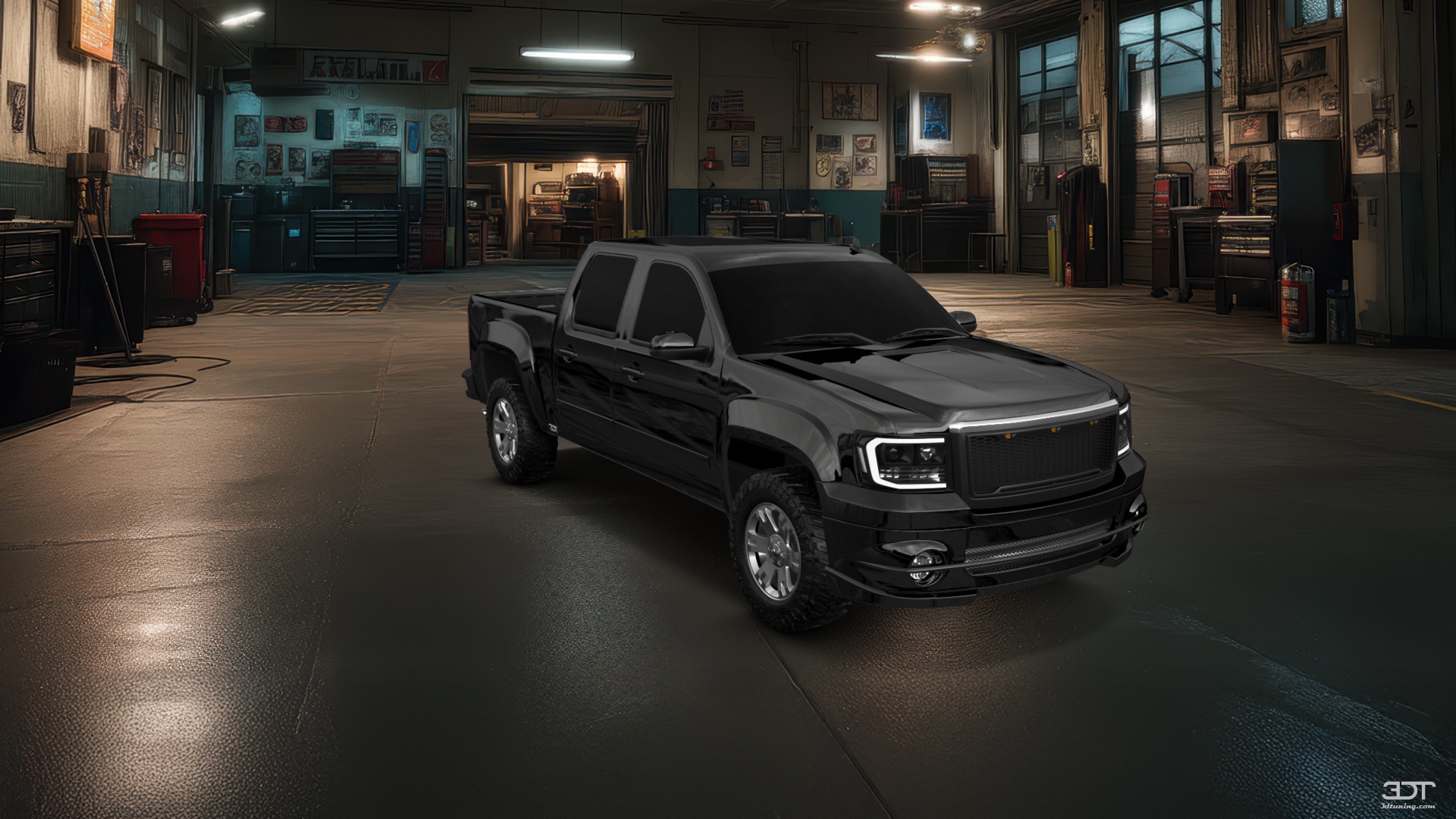 GMC Sierra 1500 Crew Cab 5.8 ft box 4 Door pickup truck 2007 tuning