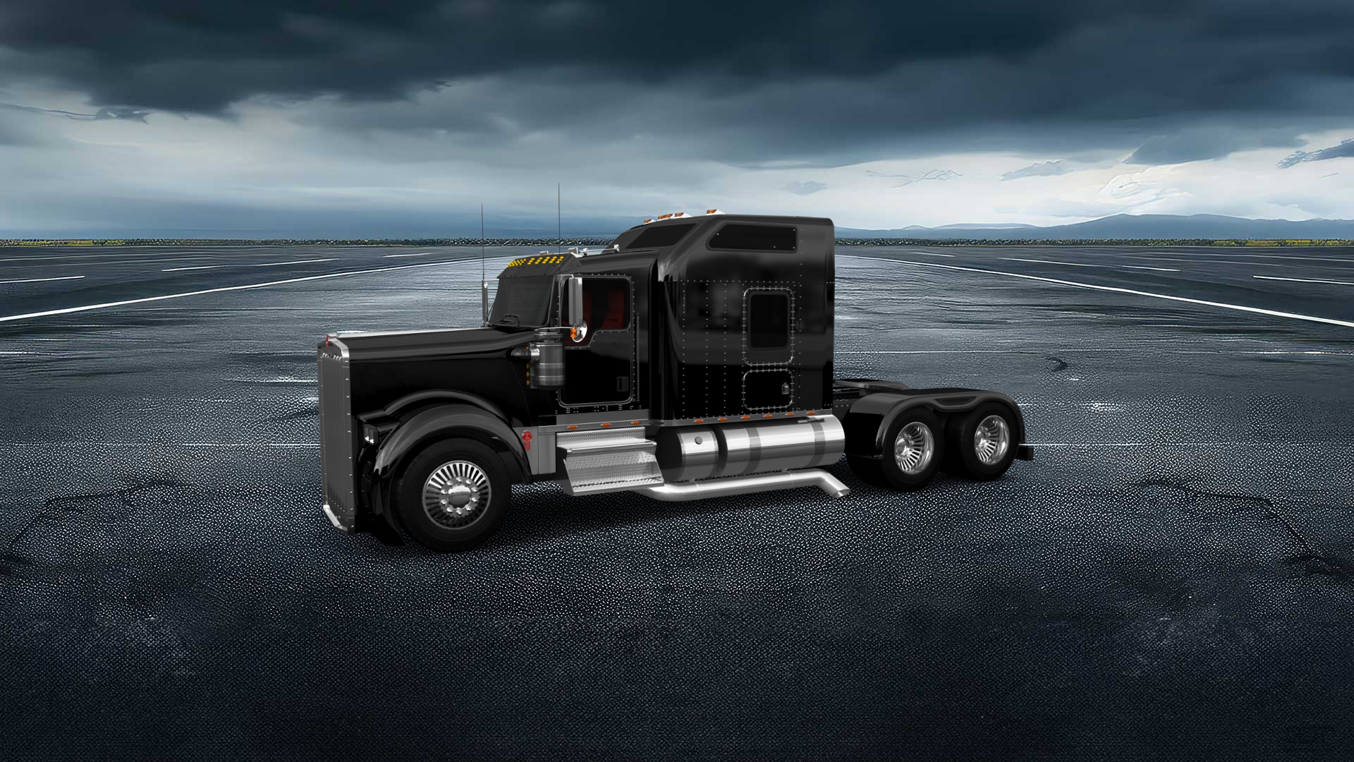 Kenworth W900 Sleeper Cab Truck 2015