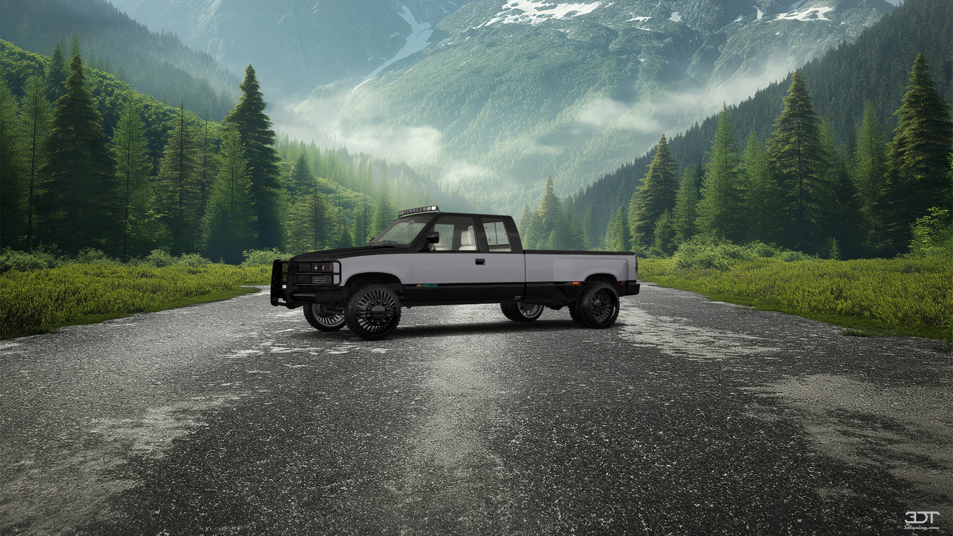 Chevrolet K3500 Extended Cab Pickup Truck 1988