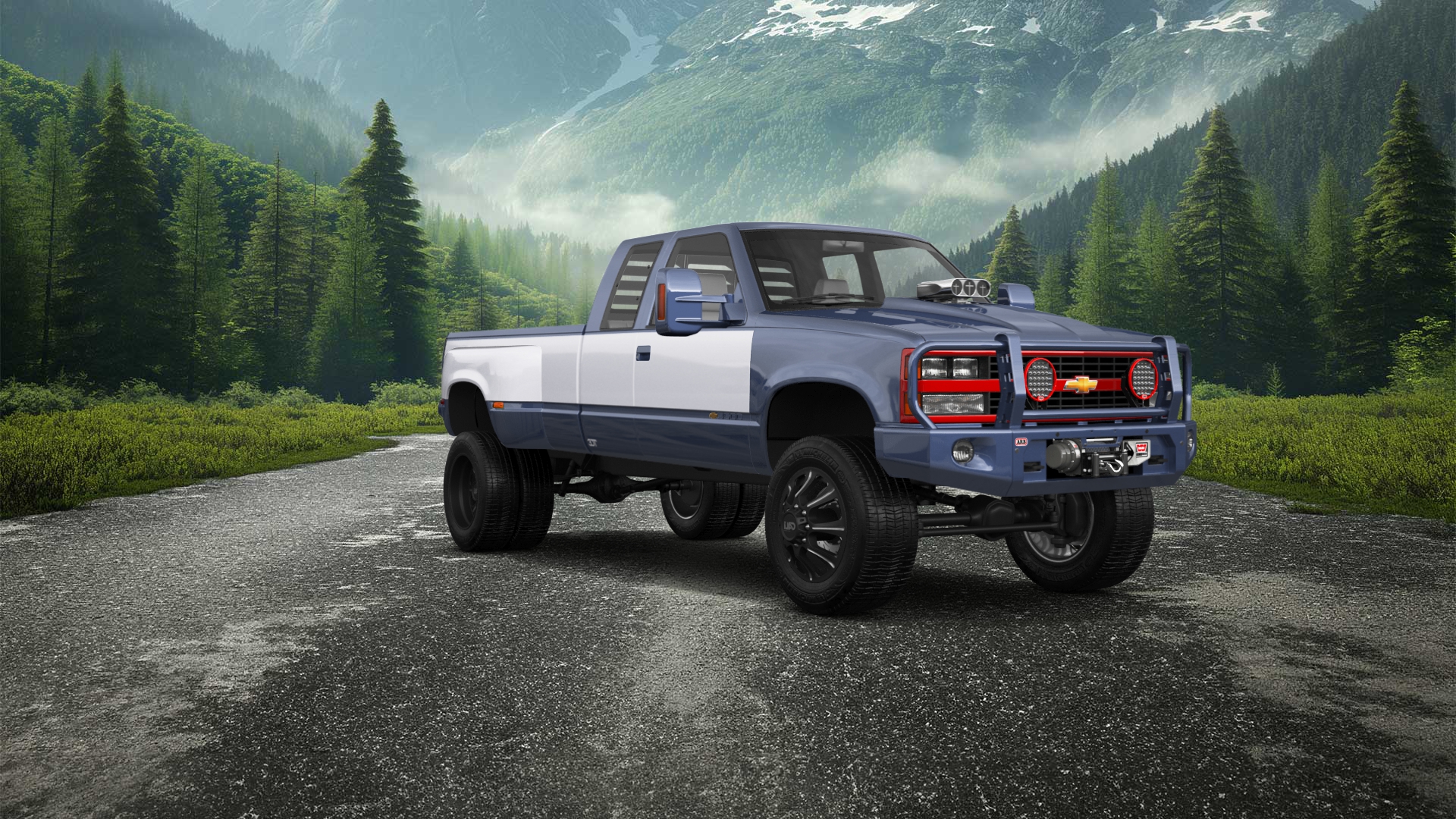 Chevrolet K3500 Extended Cab Pickup Truck 1988 tuning