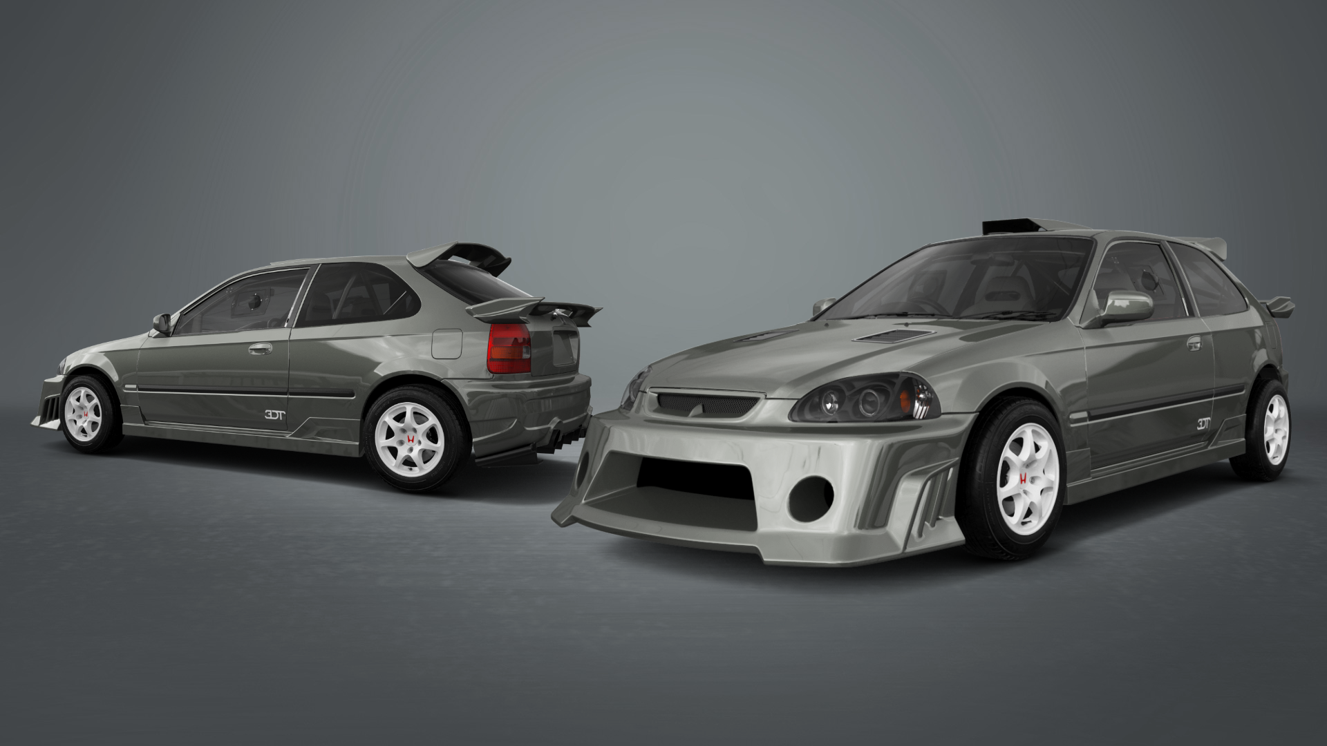 Honda Civic 3 Door Hatchback 1997 Images