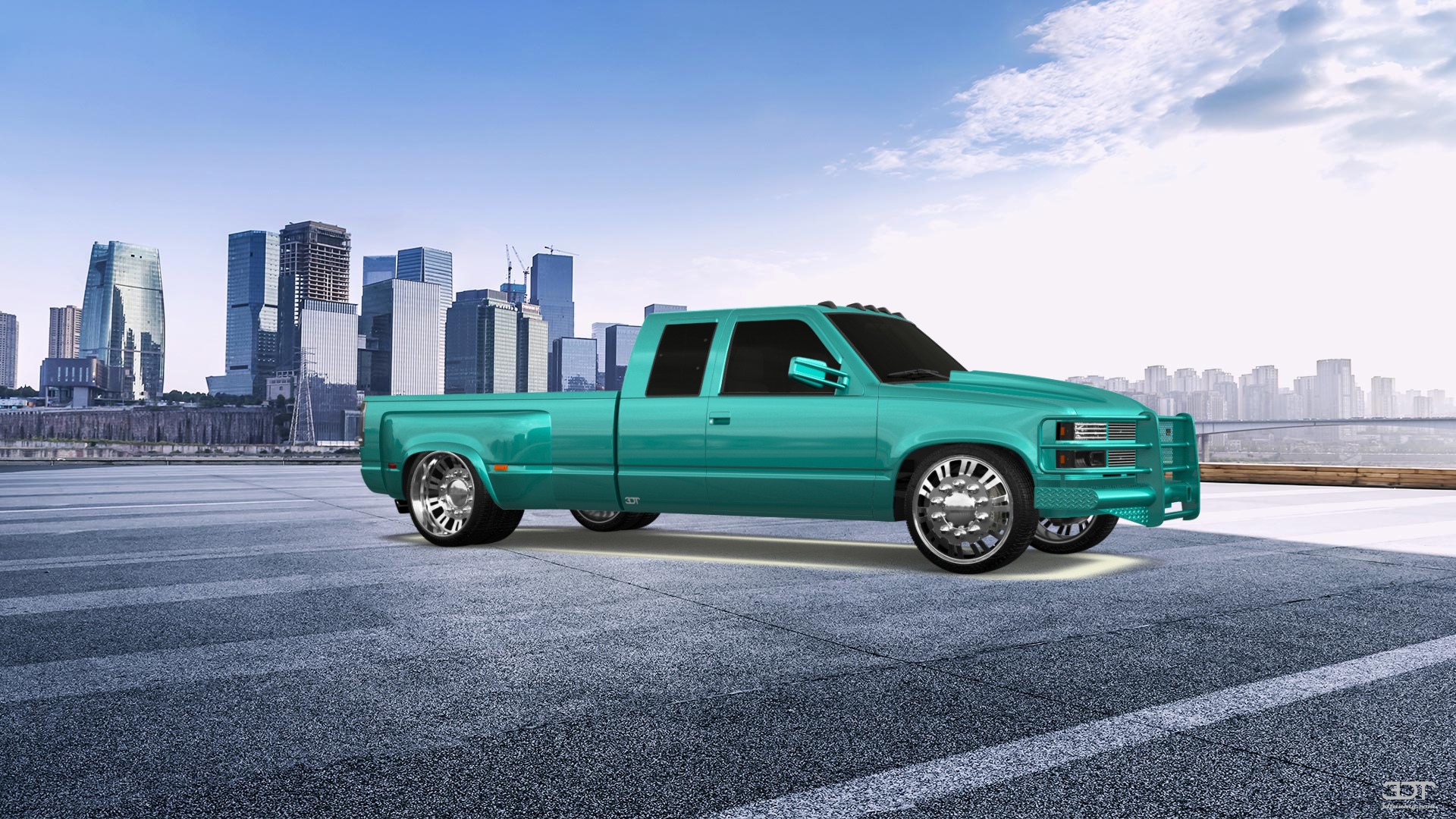 Chevrolet K3500 Extended Cab Pickup Truck 1988