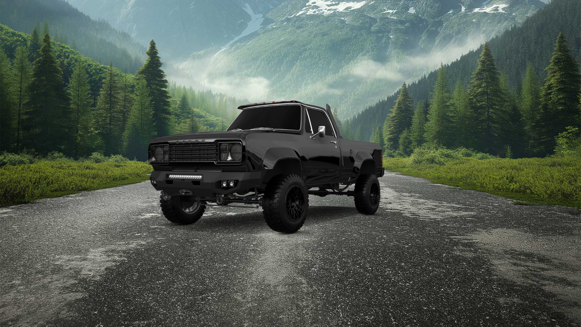 Dodge Power Wagon W200 2 Door pickup truck 1977