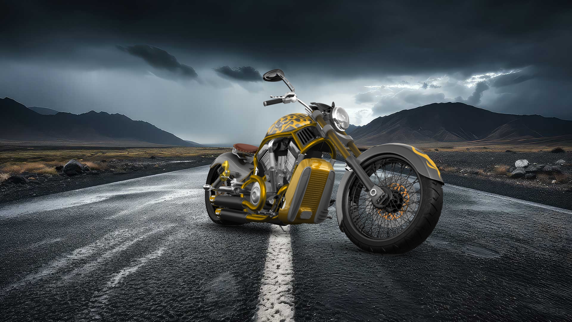 Harley-Davidson Custom Chopper Cruiser 2011 tuning
