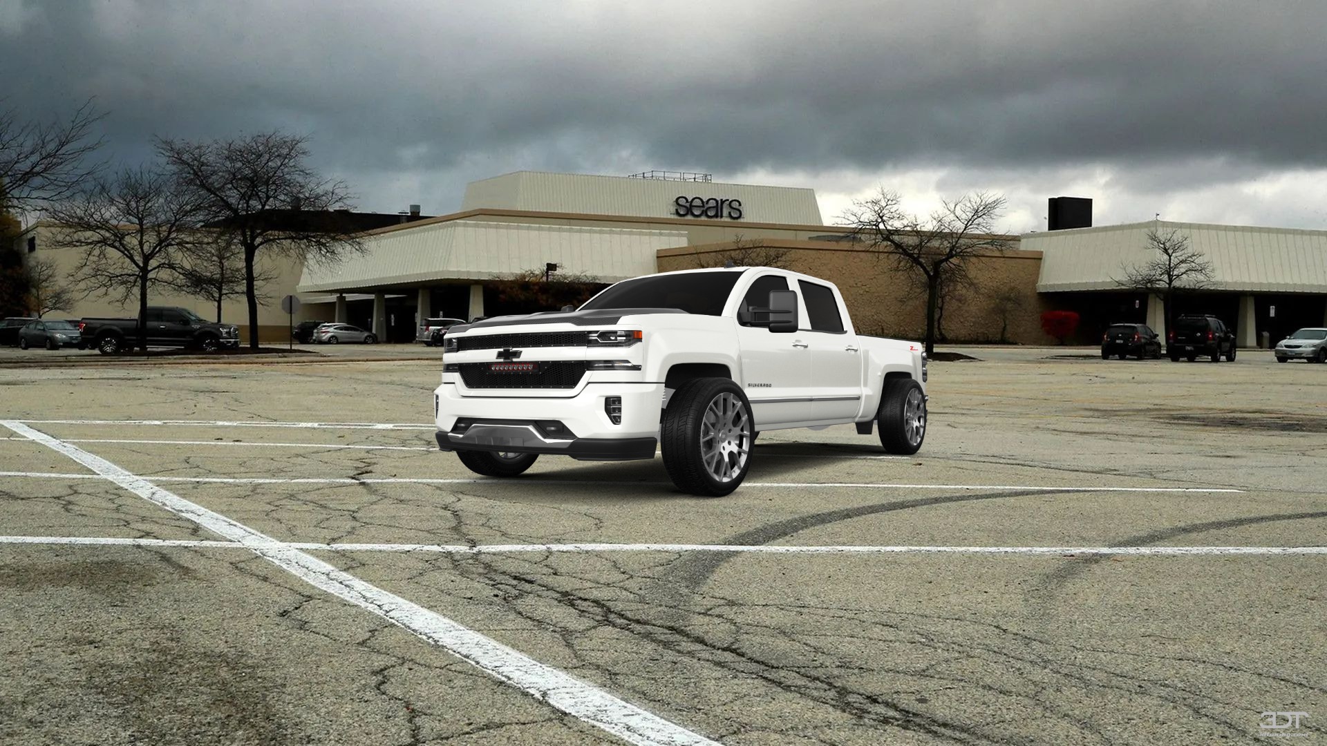 Chevrolet Silverado 1500 4 Door pickup truck 2016 tuning