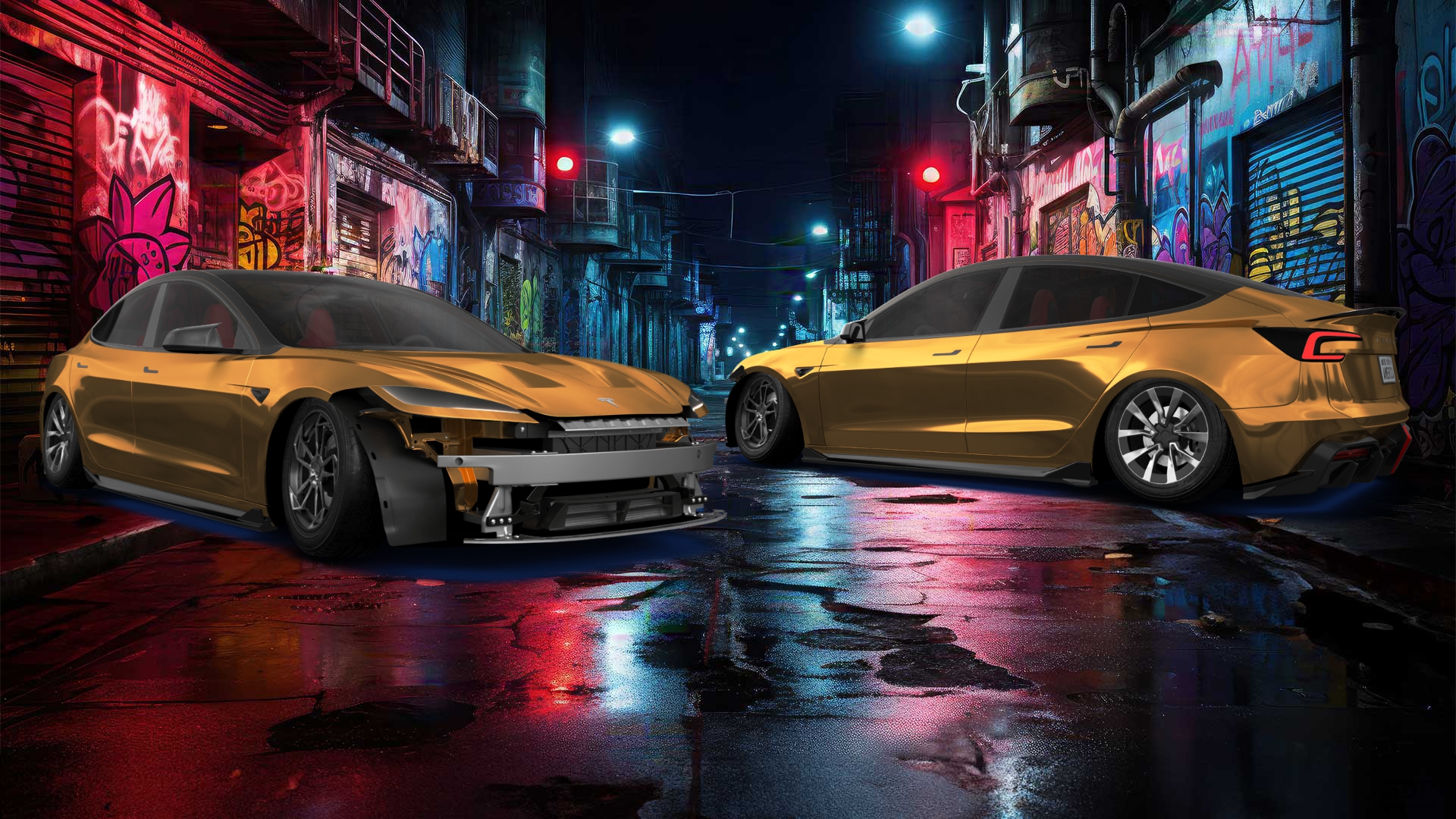 Tesla Model 3 4 Door Saloon 2023 tuning