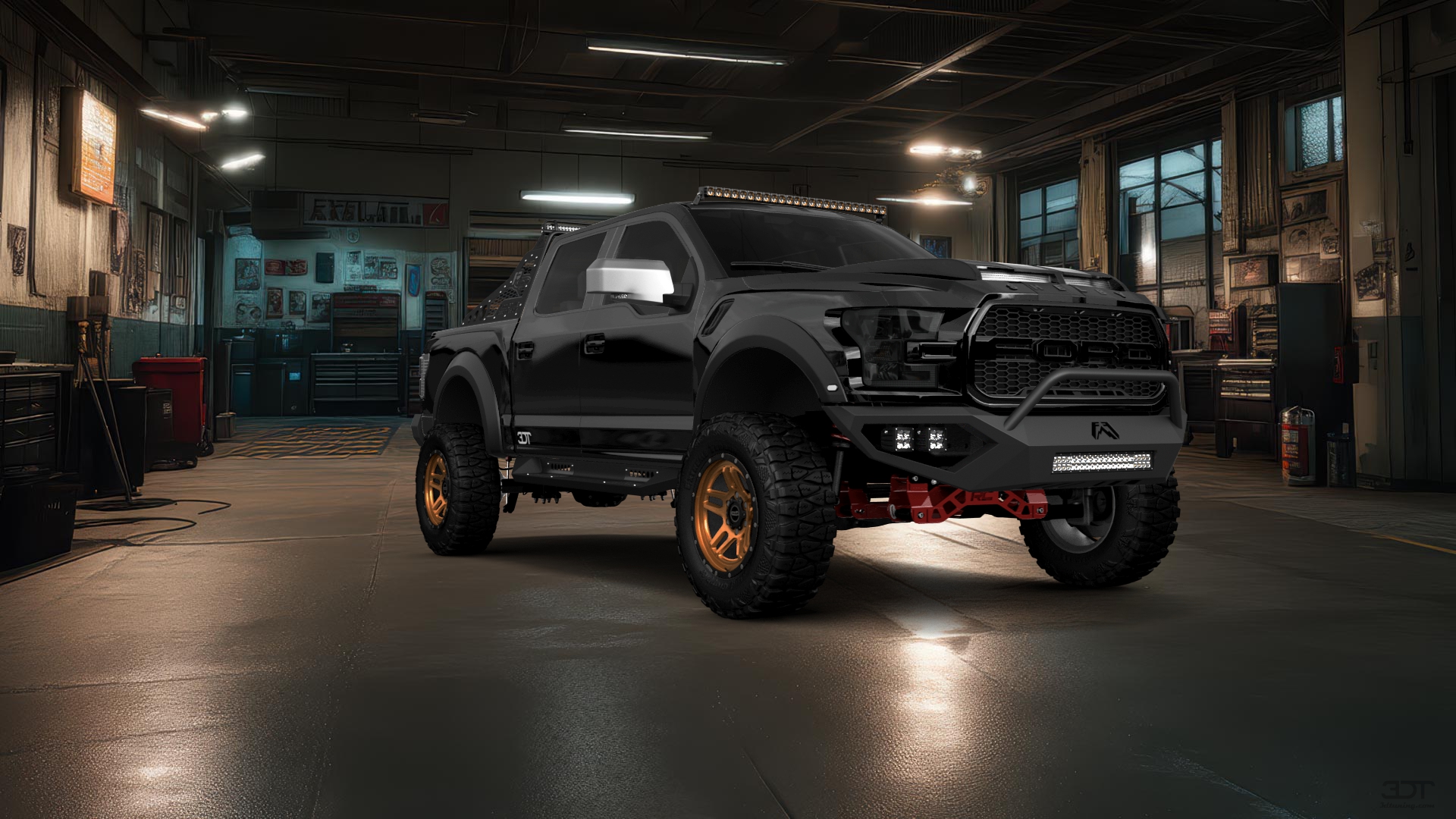 Ford F-150 Raptor 4 Door pickup truck 2017 tuning