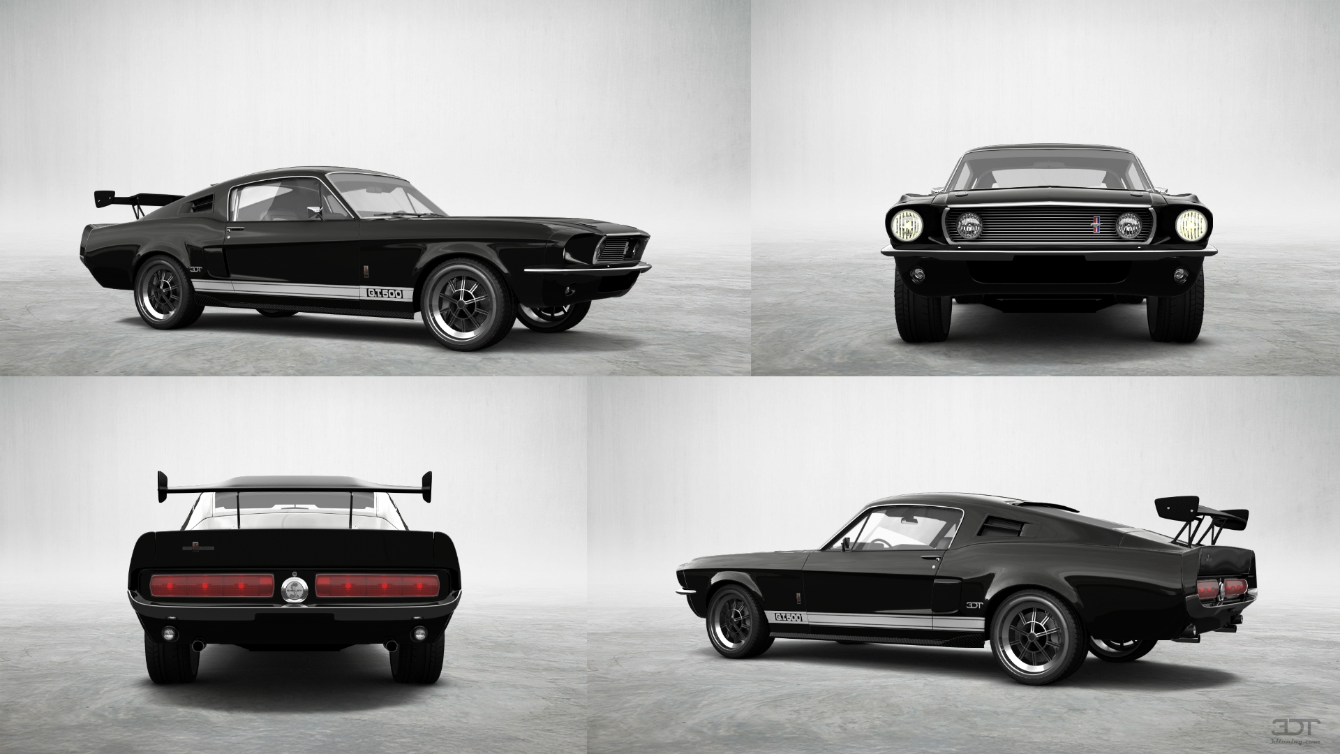 Mustang GT500 2 Door Coupe 1968 tuning
