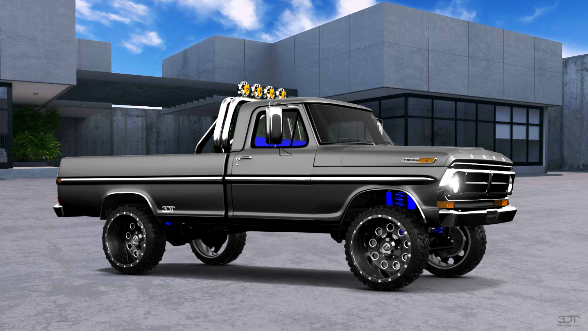 Ford F-250 2 Door pickup truck 1971