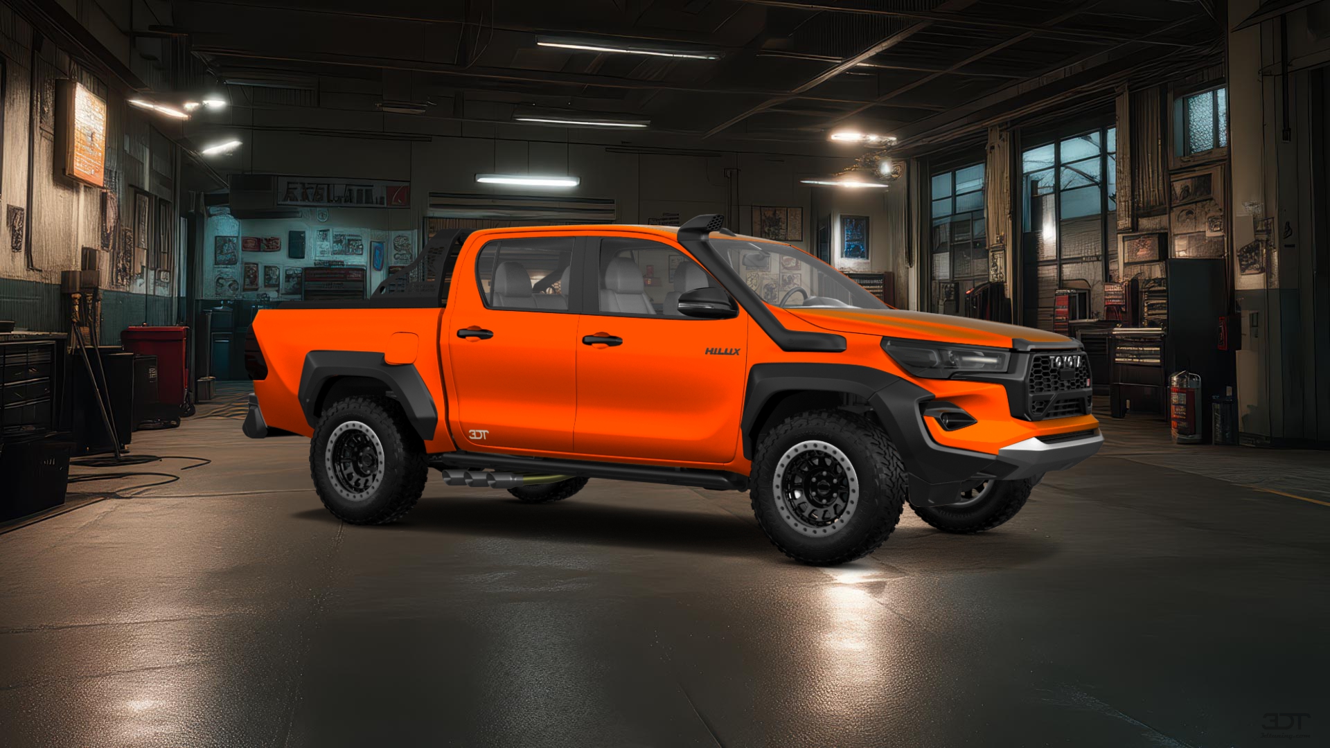 Toyota Hilux Double Cab 4 Door pickup truck 2015 tuning
