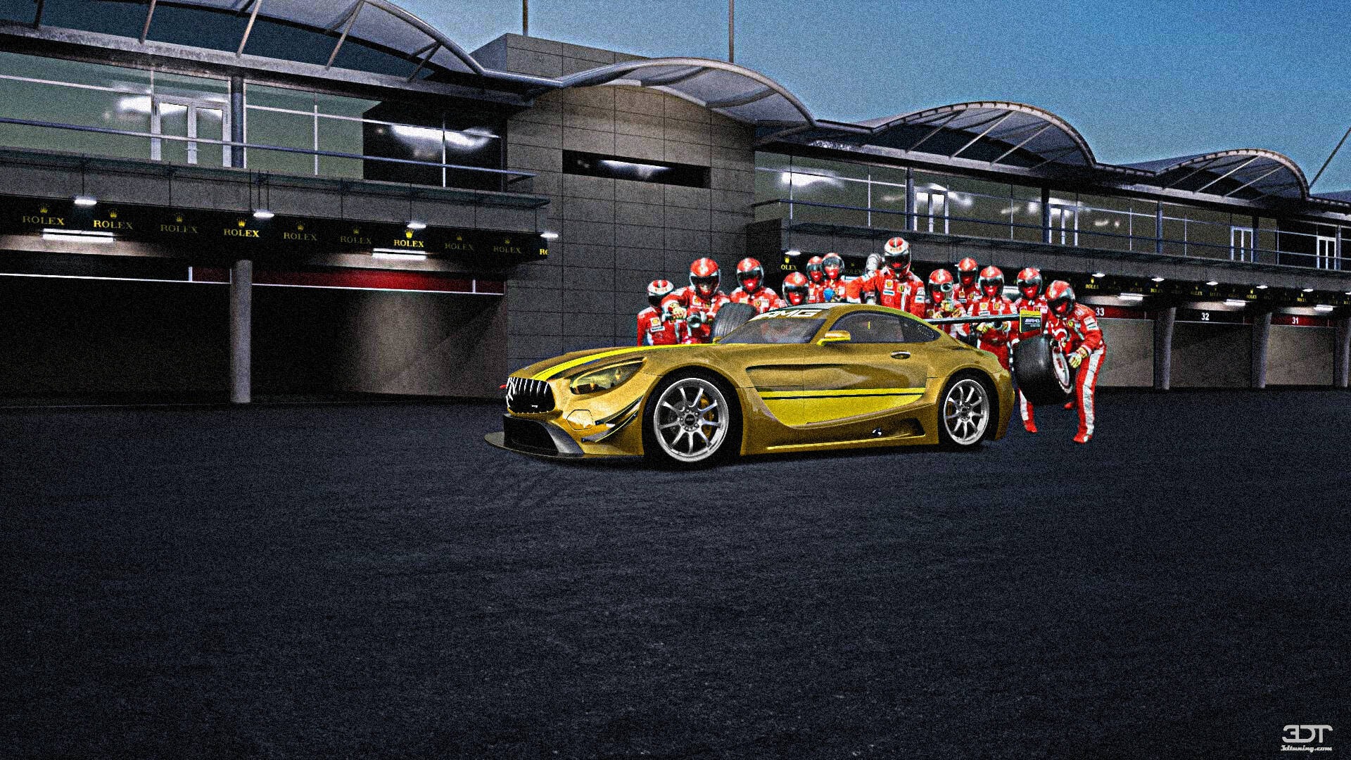 Mercedes AMG GT 2 door fastback coupe 2015 tuning