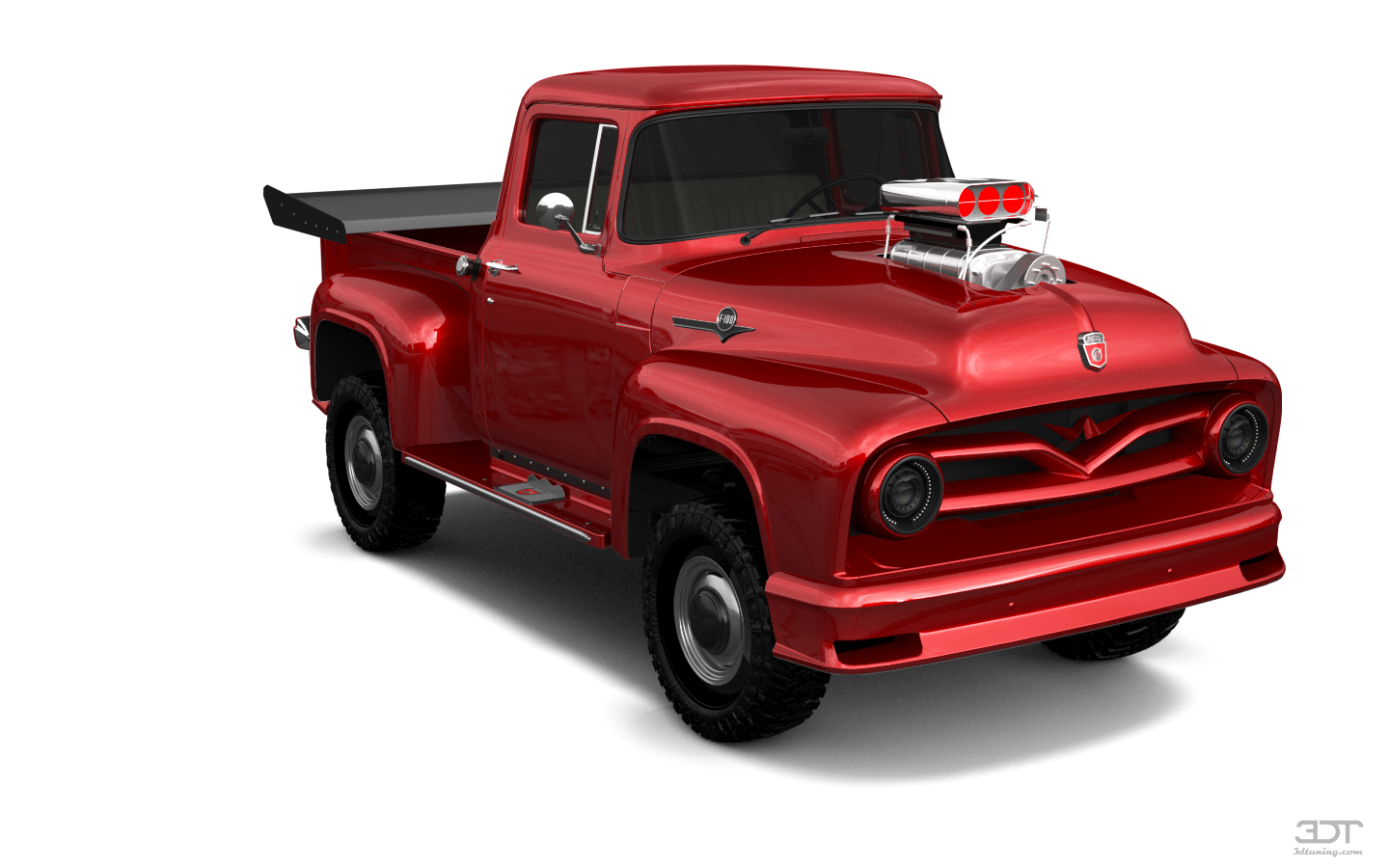Tuning Ford F-100 2 Door truck 1956