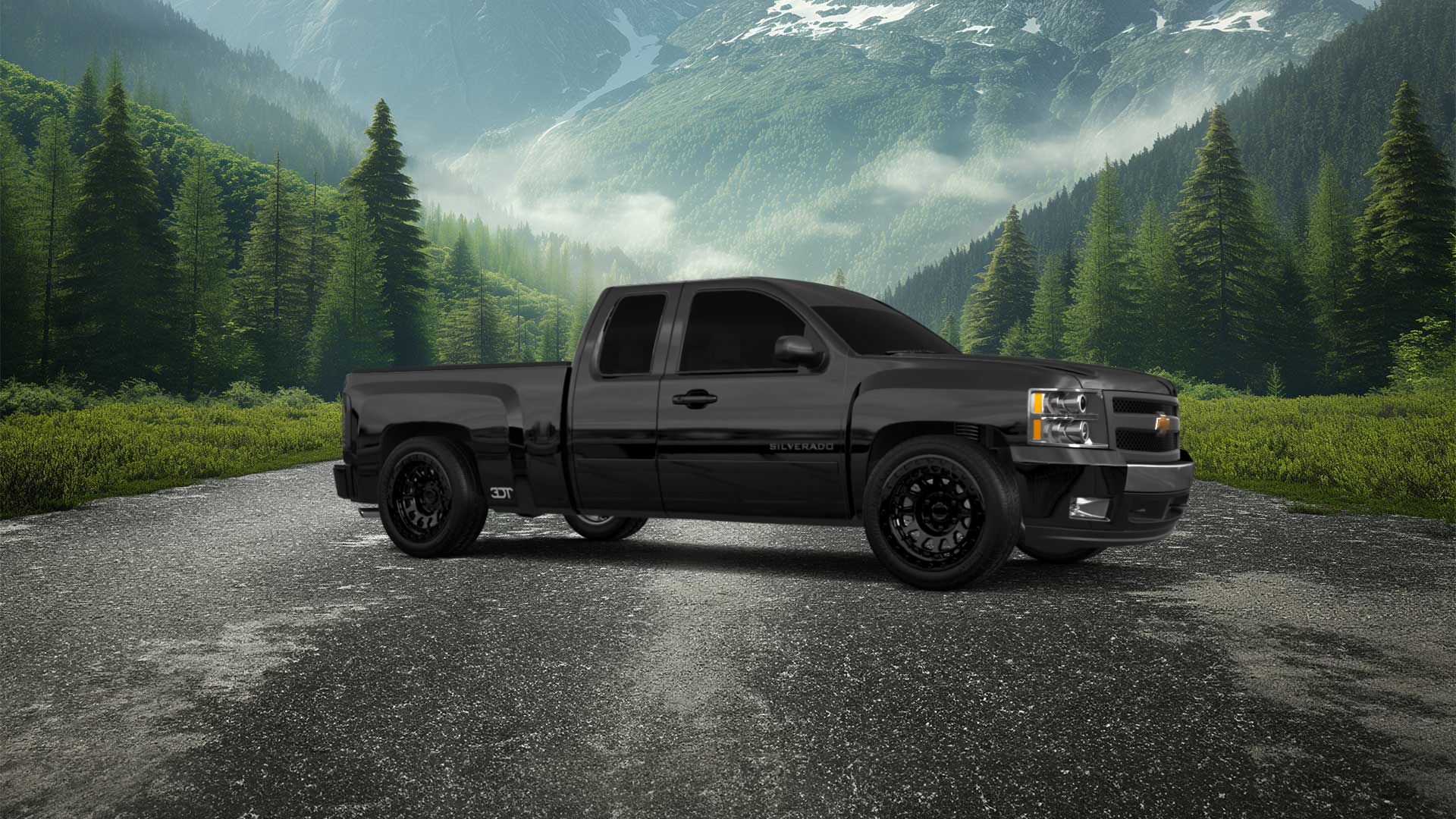 Chevrolet Silverado 1500 6.6 ft box Pickup Truck 2008 tuning