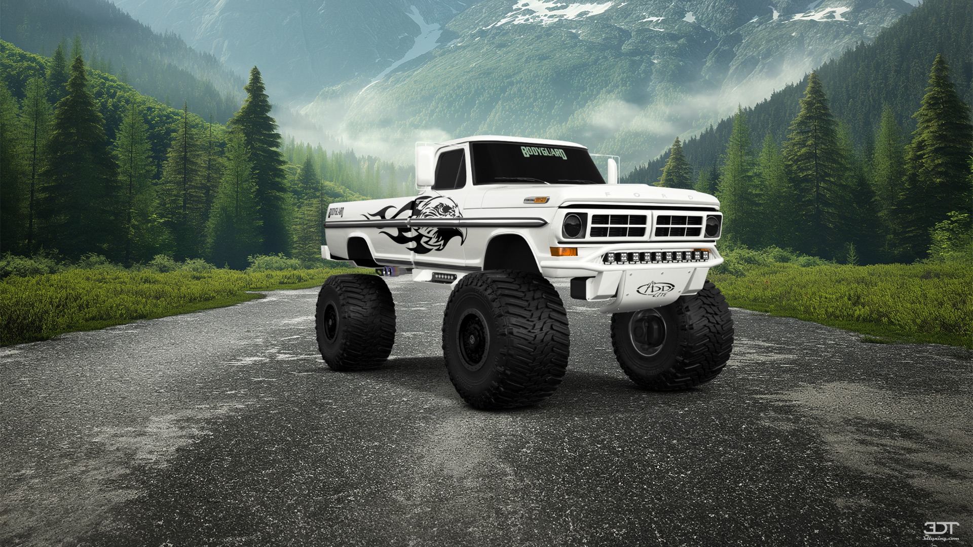 Ford F-250 2 Door pickup truck 1971