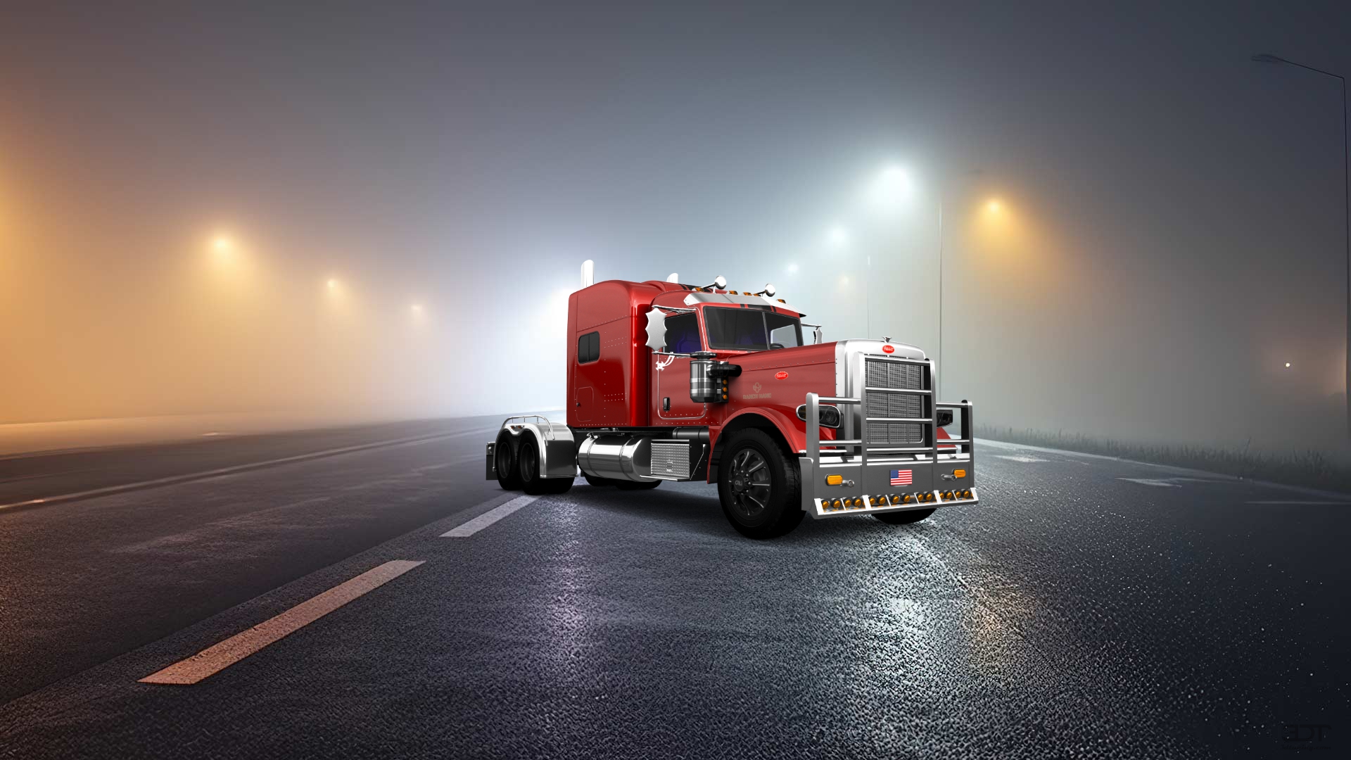 Peterbilt 389 Sleeper Cab Truck 2016 tuning