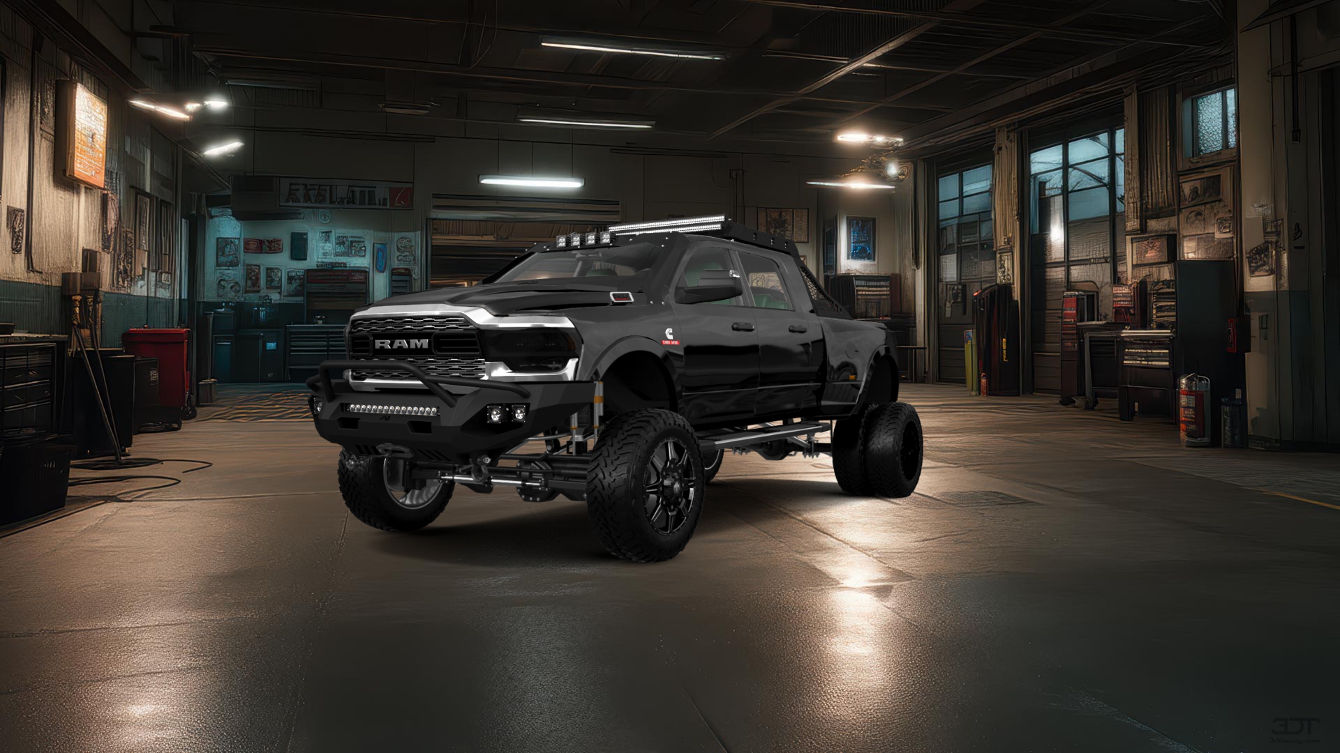 Dodge Ram 3500 4 Door pickup truck 2020 tuning