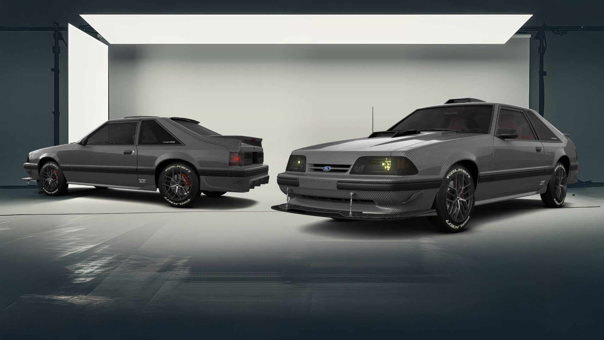 Ford Mustang 3 Door Hatchback 1988 tuning