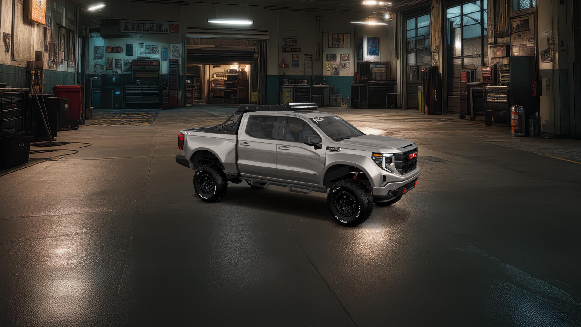 GMC Sierra 1500 Crew Cab 5.8 ft box 4 Door pickup truck 2023 tuning