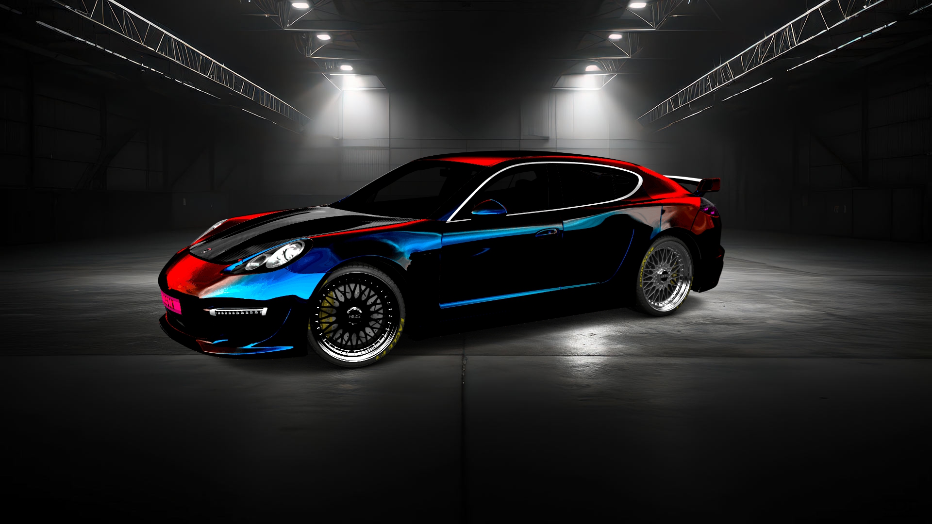 Porsche Panamera 4 door fastback saloon 2011