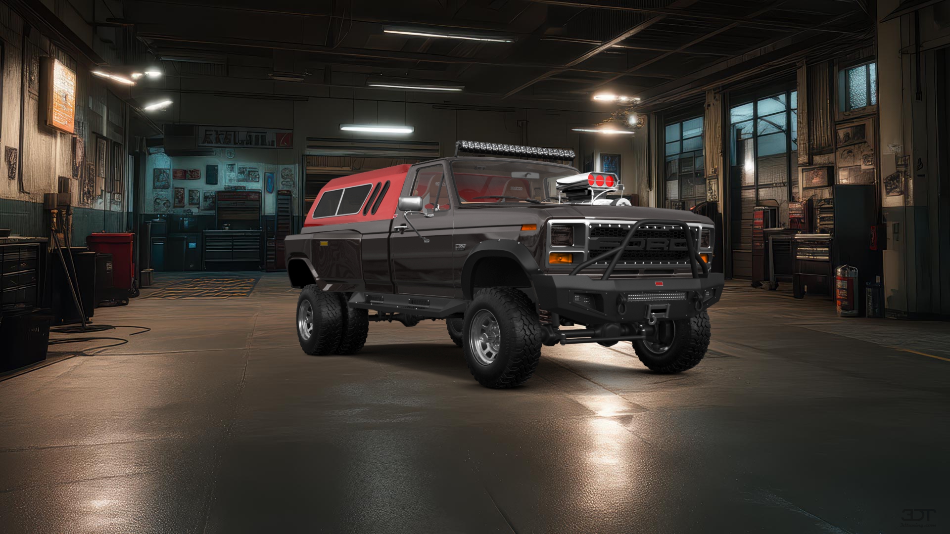 Ford F-350 Dually Regular Cab 2 Door pickup truck 1980 tuning