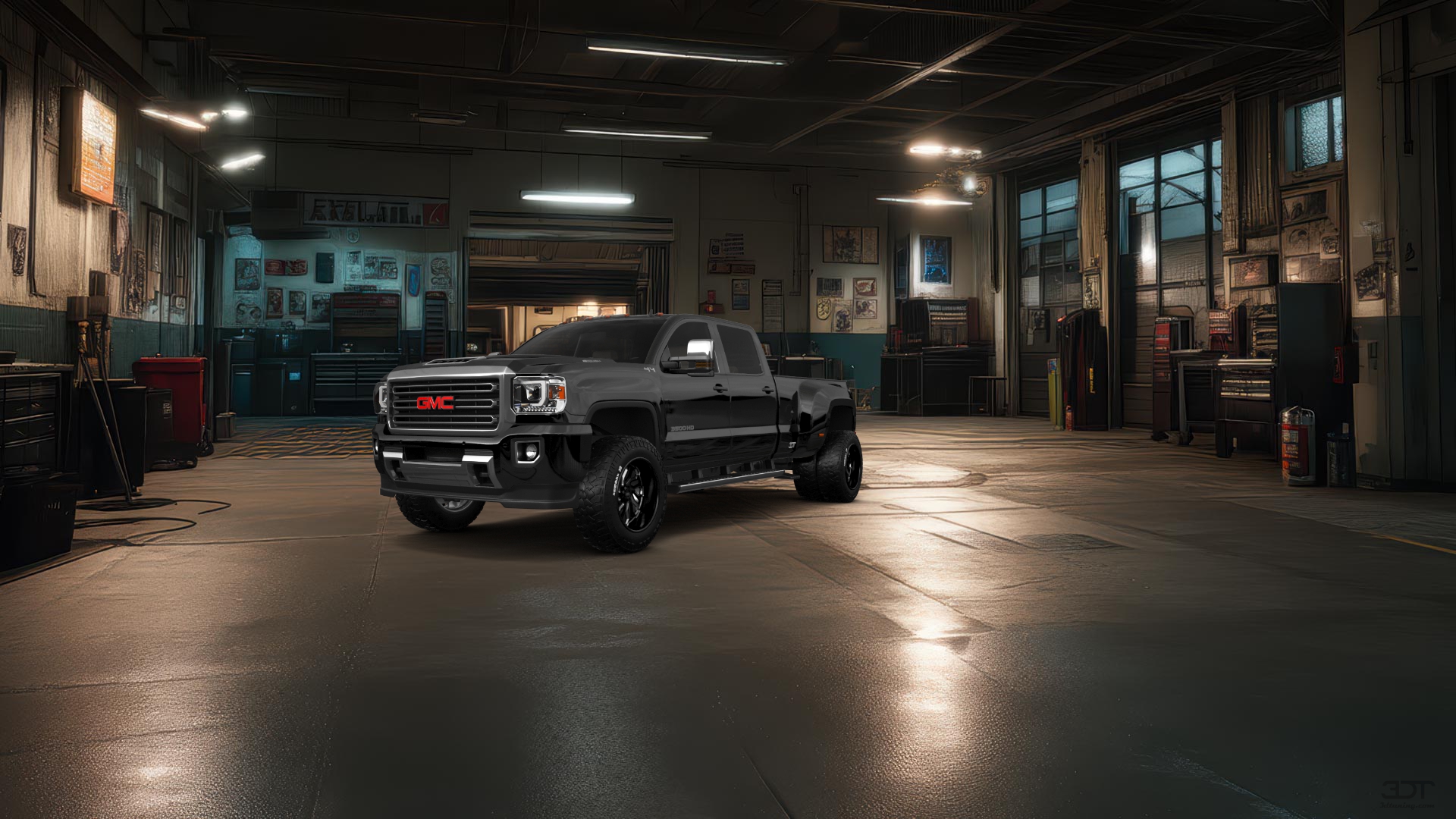 GMC Sierra 3500 HD Crew Cab 4 Door pickup truck 2015 tuning