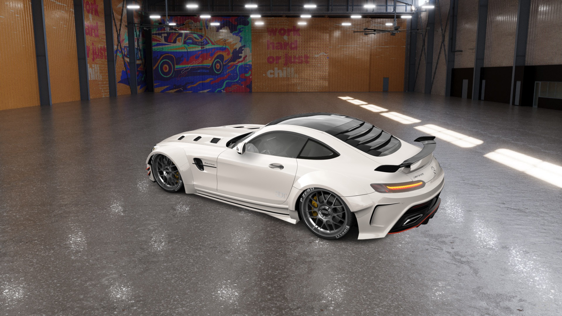 Mercedes AMG GT 2 door fastback coupe 2016