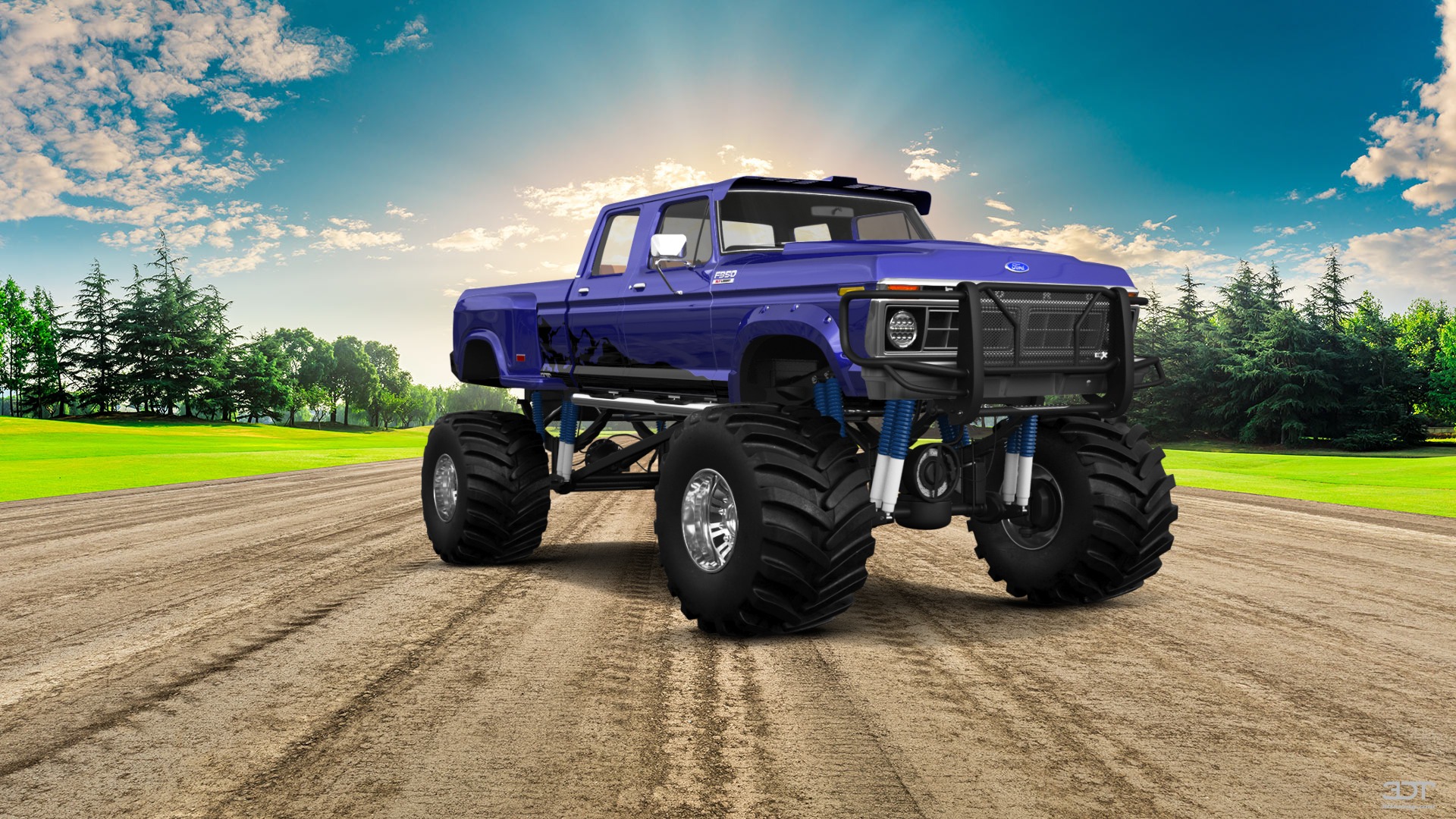 Ford F-350 Dually 4 Door pickup truck 1973